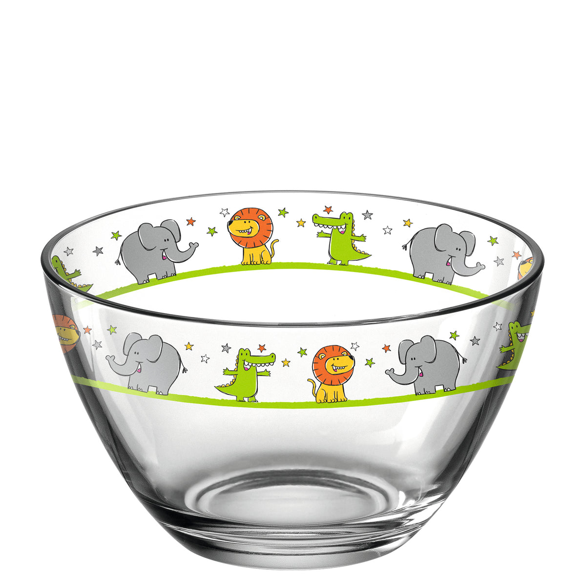 Schale BAMBINI 12 cm Löwe/Elefant/Krokodil