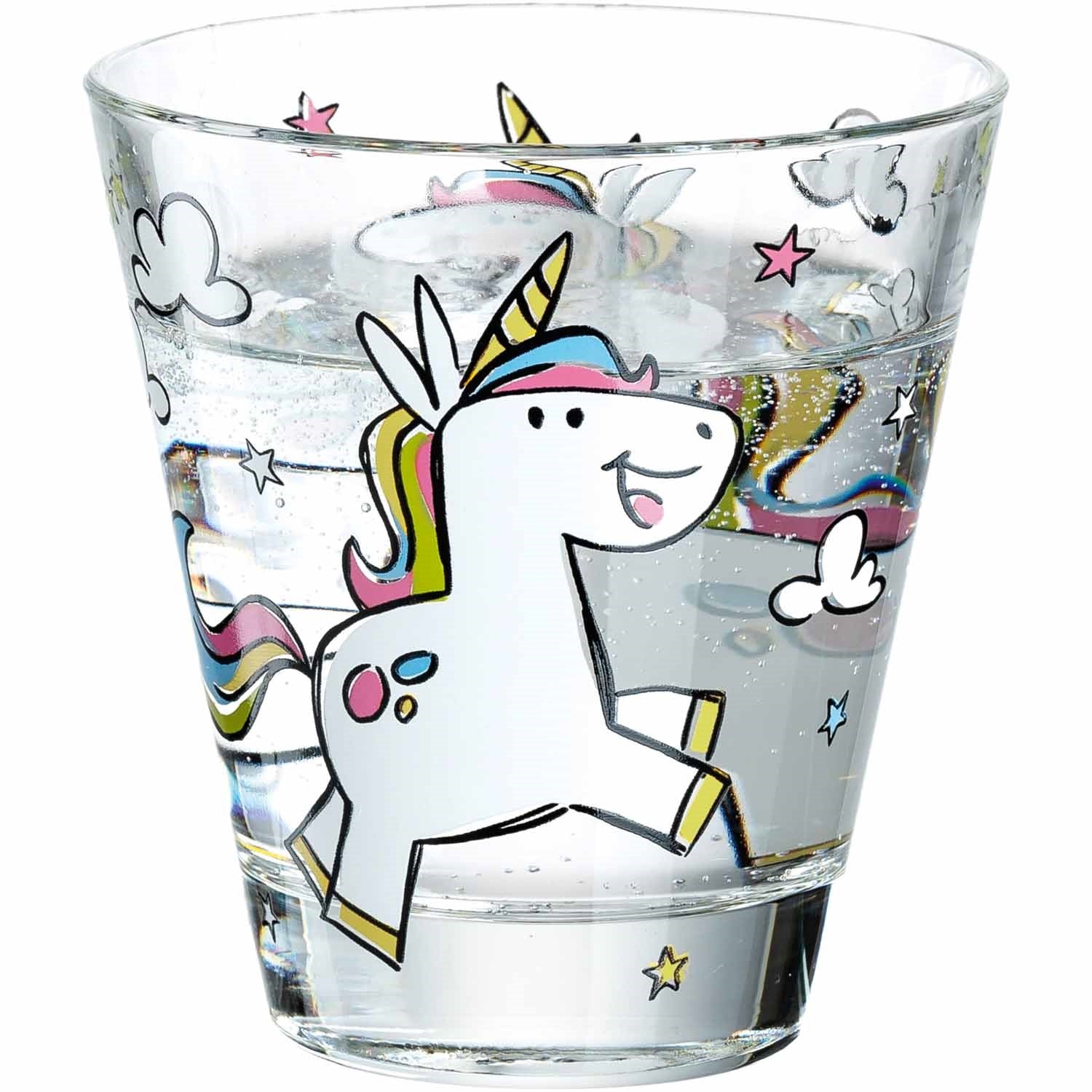 Kinderbecher BAMBINI 215 ml Einhorn 6er-Set