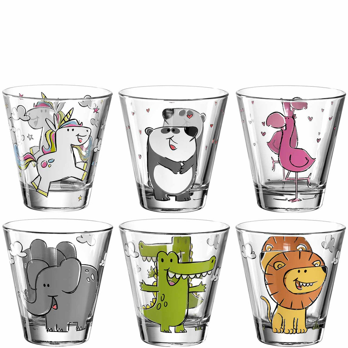 Kinderbecher BAMBINI 215 ml 6er-Set