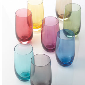 Trinkglas SORA 6er-Set 390 ml braun