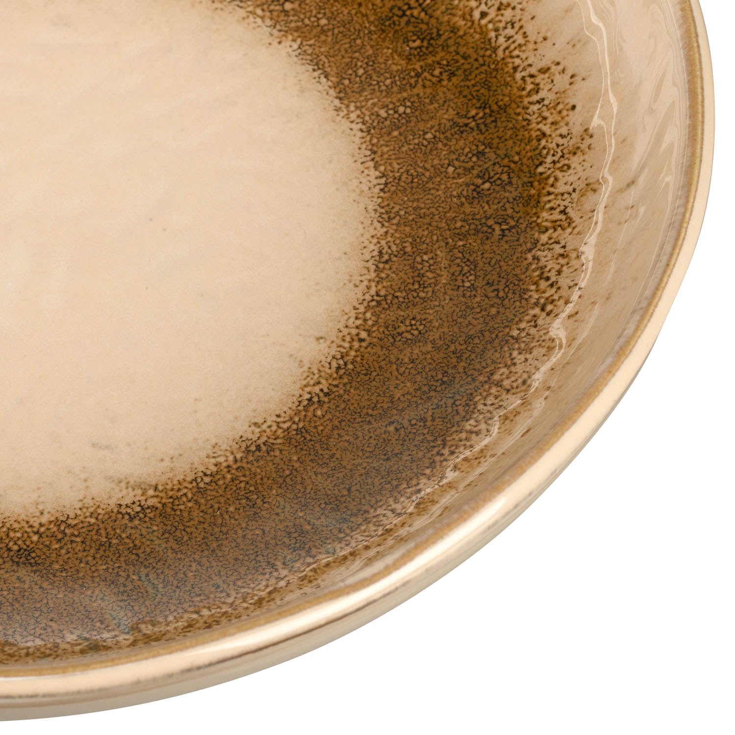 Keramikteller MATERA 21 cm beige tief