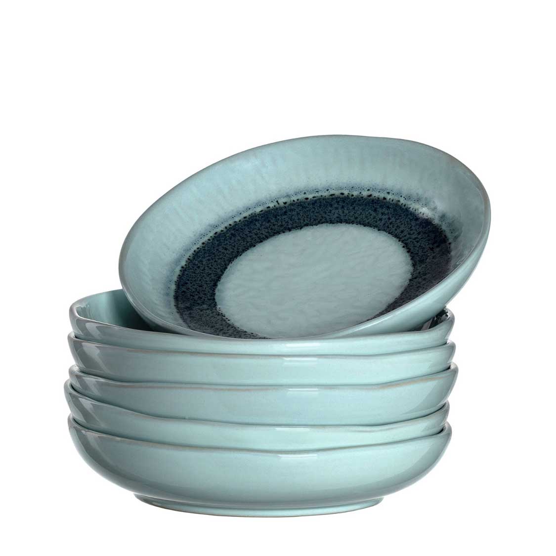 Keramikteller MATERA 21 cm blau tief