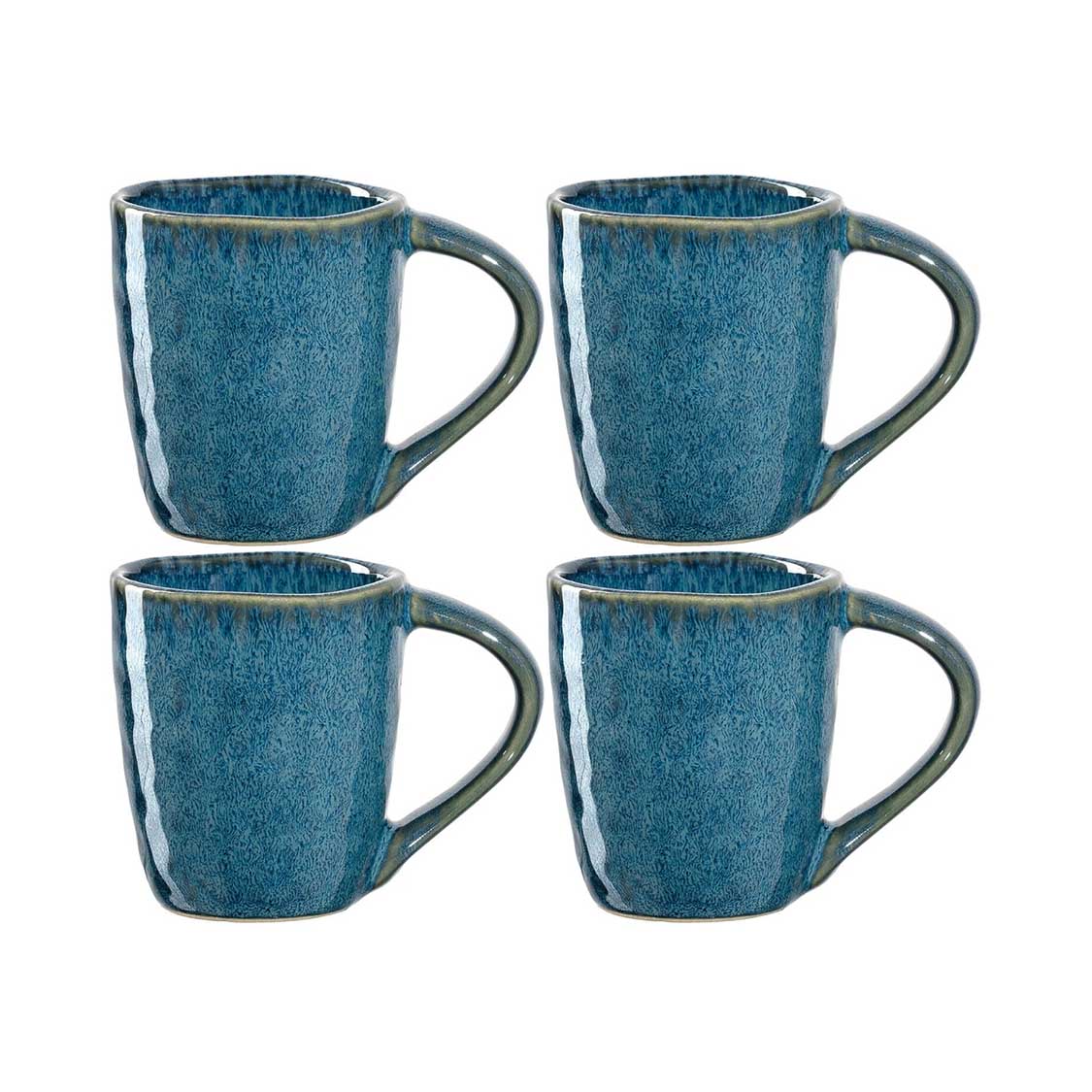 Espressotasse MATERA 90 ml blau 4er-Set – LEONARDO