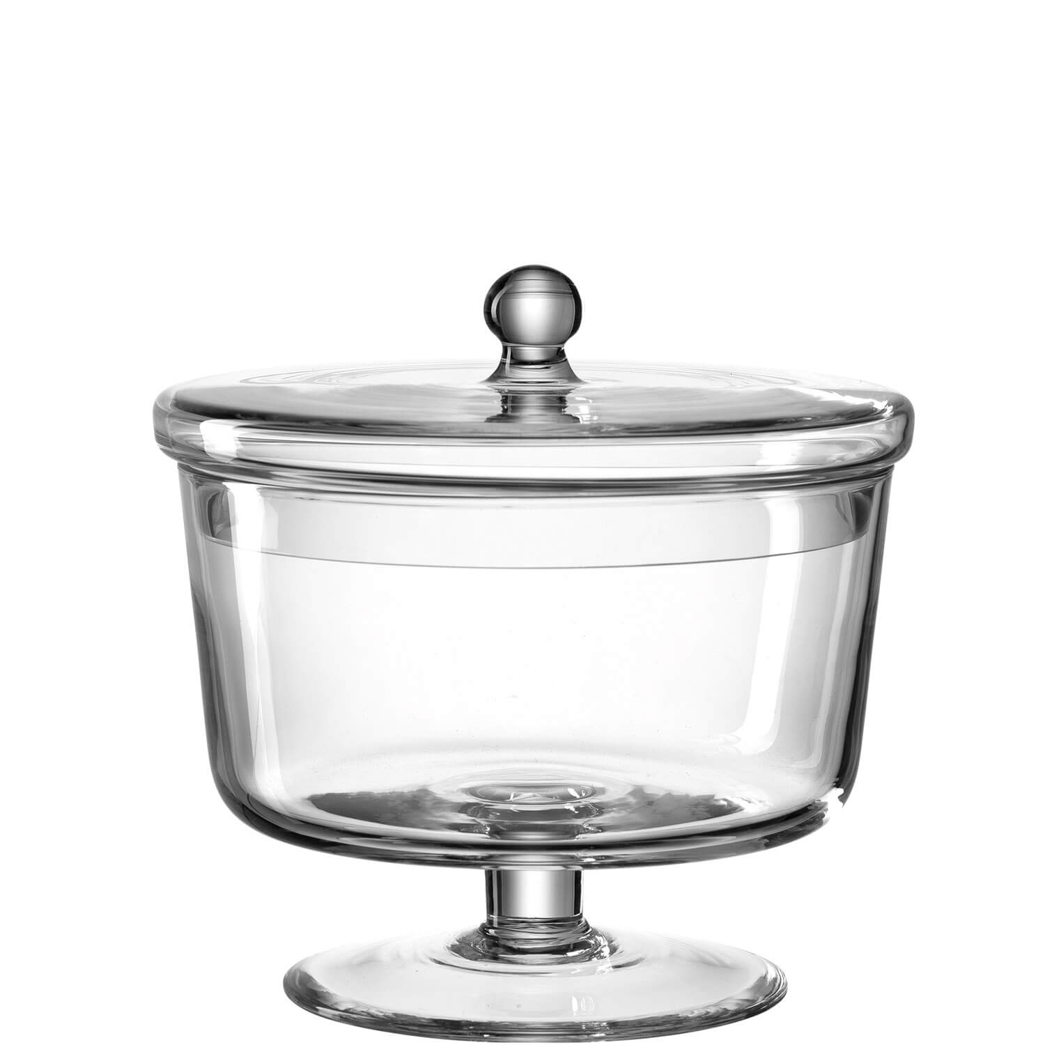 leonardo aufbewahrung glas Dose auf Fuß POESIA 18 cm – LEONARDO