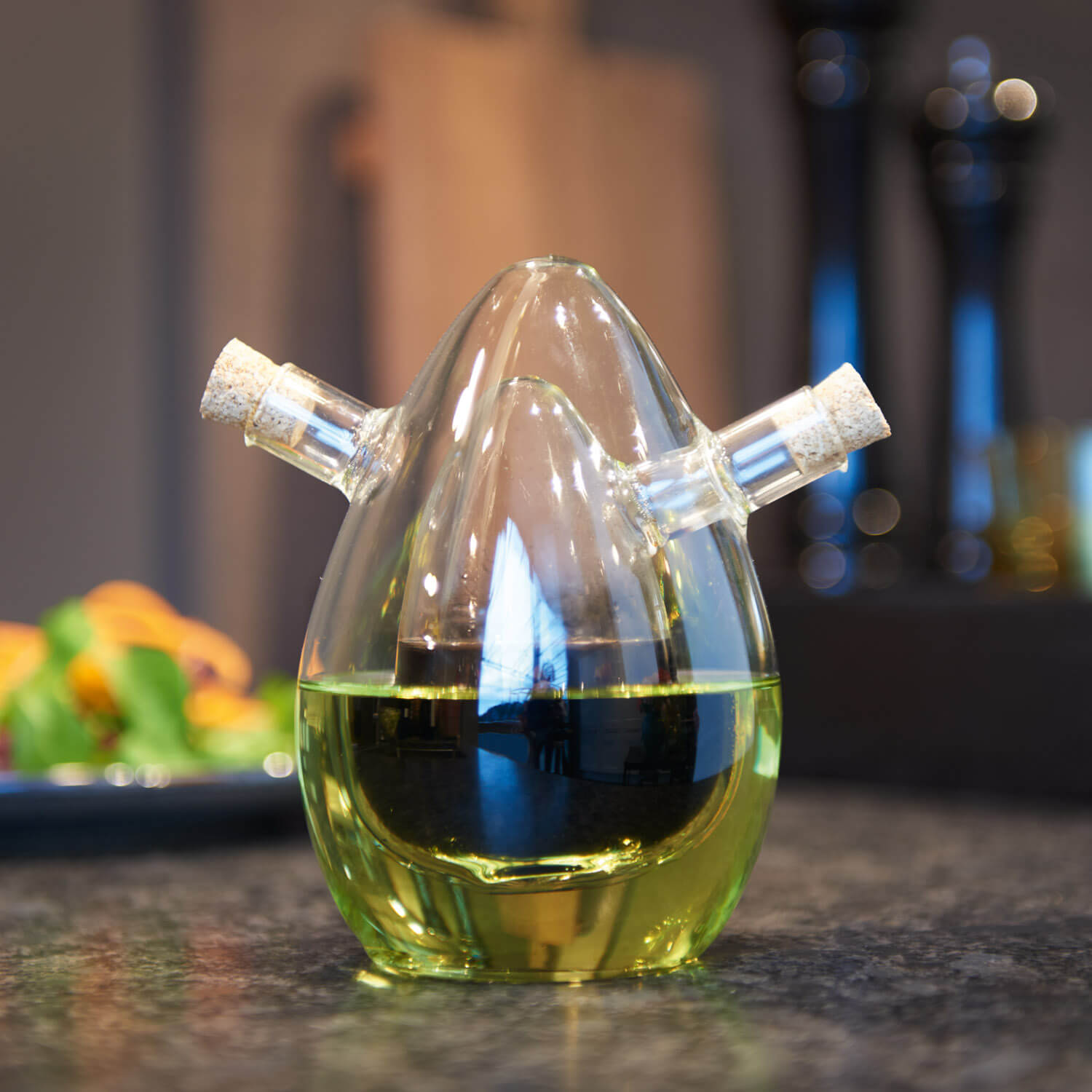 Essig/Öl Flasche 2in1 CUCINA 16 cm