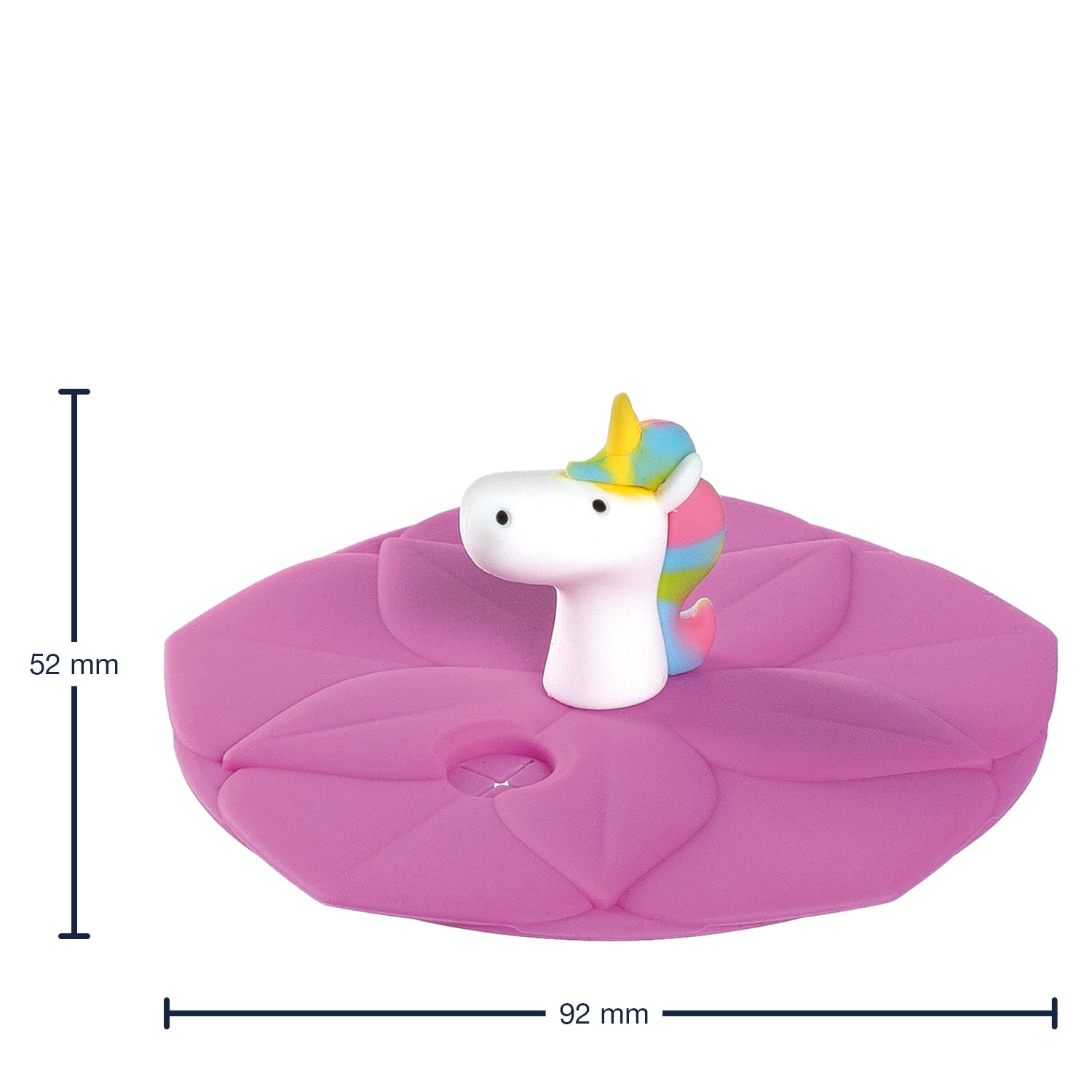 Deckel BAMBINI 9 cm rosé Einhorn