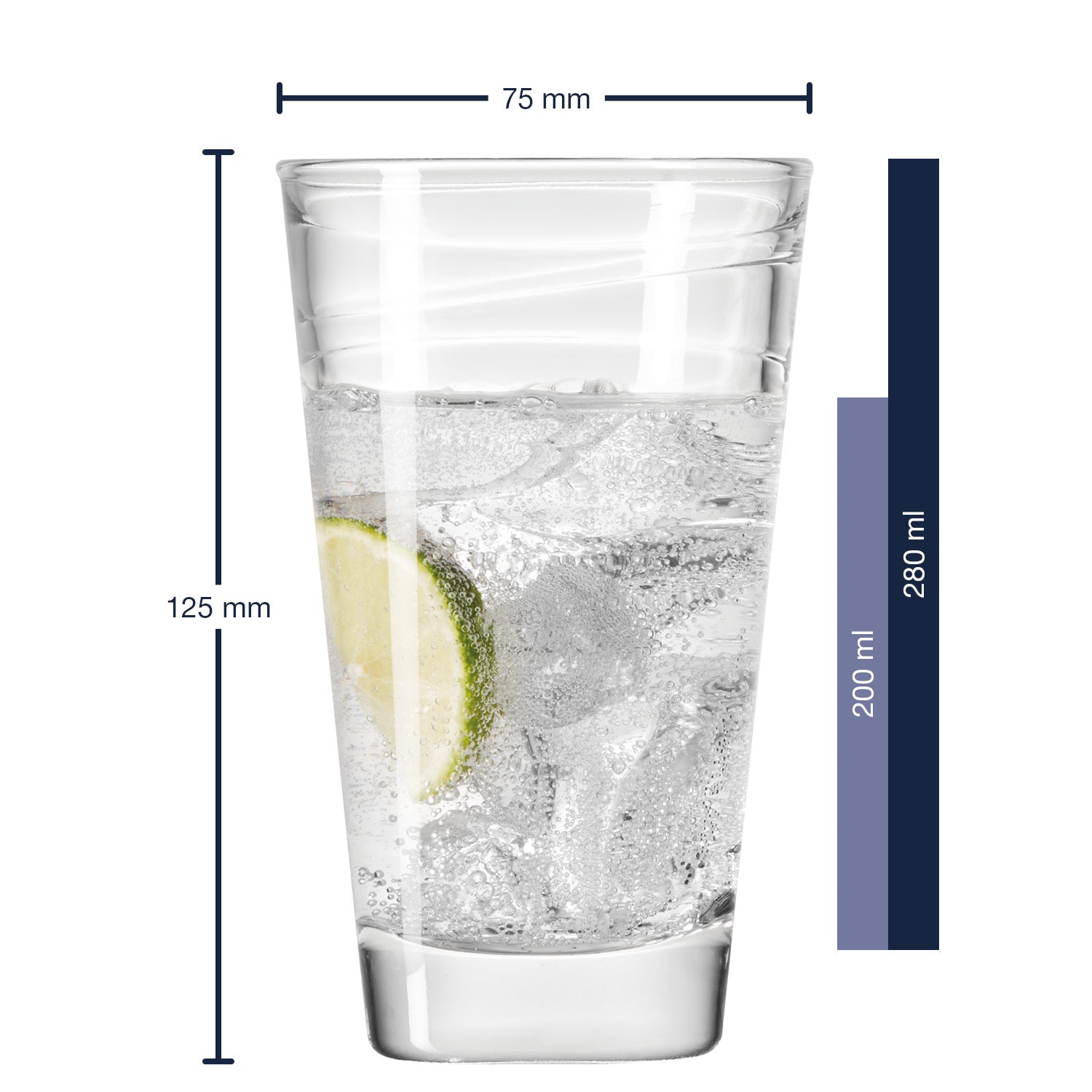 Trinkglas VARIO 280 ml 6er-Set