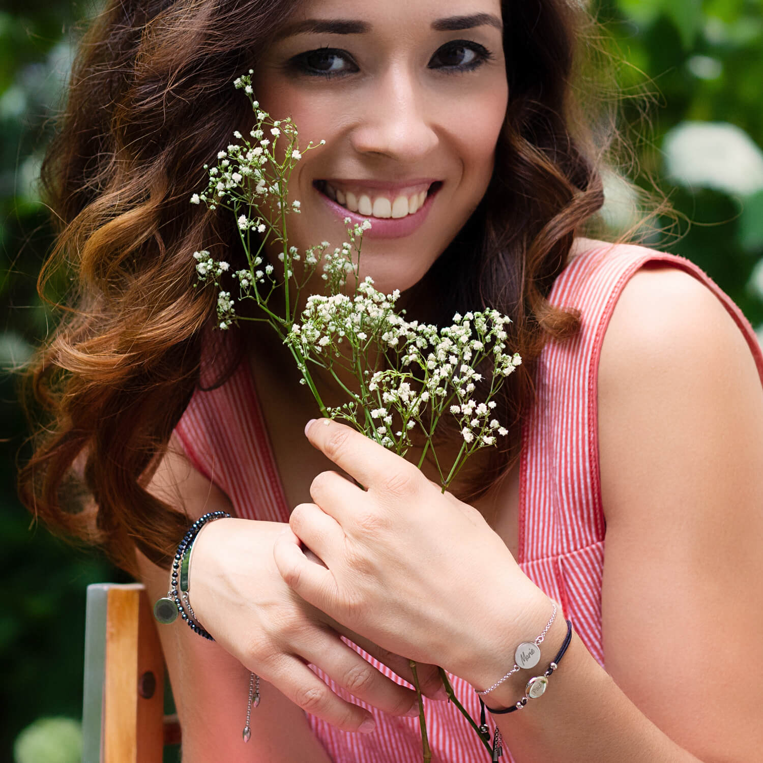 Armband MILA silber mit persönlicher Gravur