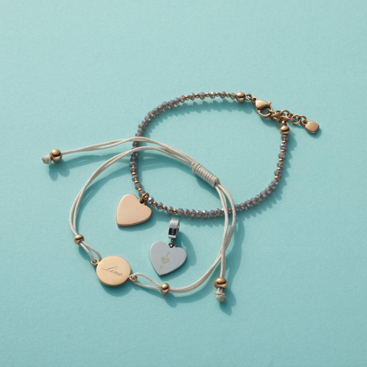 Armband MILA rosé gold mit persönlicher Gravur