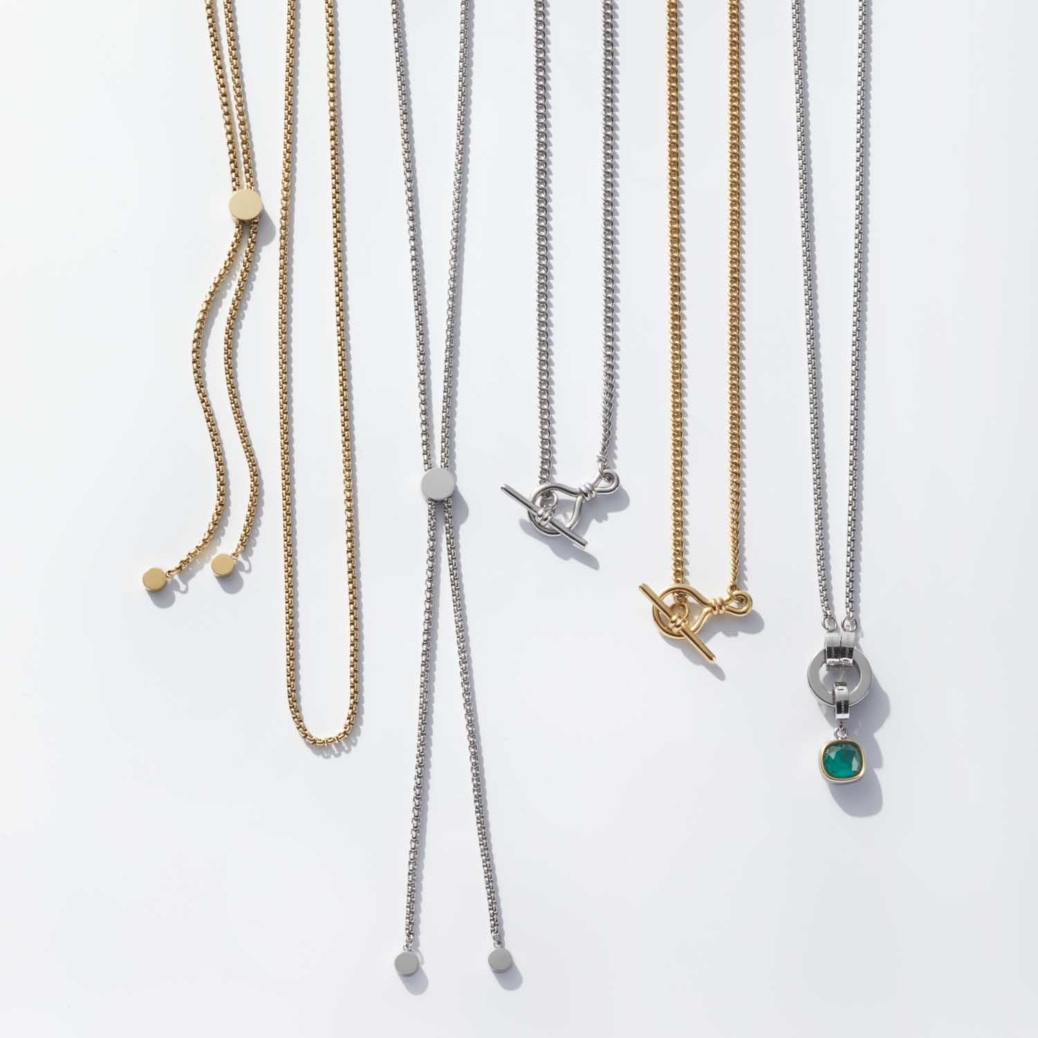 Halskette LIV 90 cm gold Clip & Mix