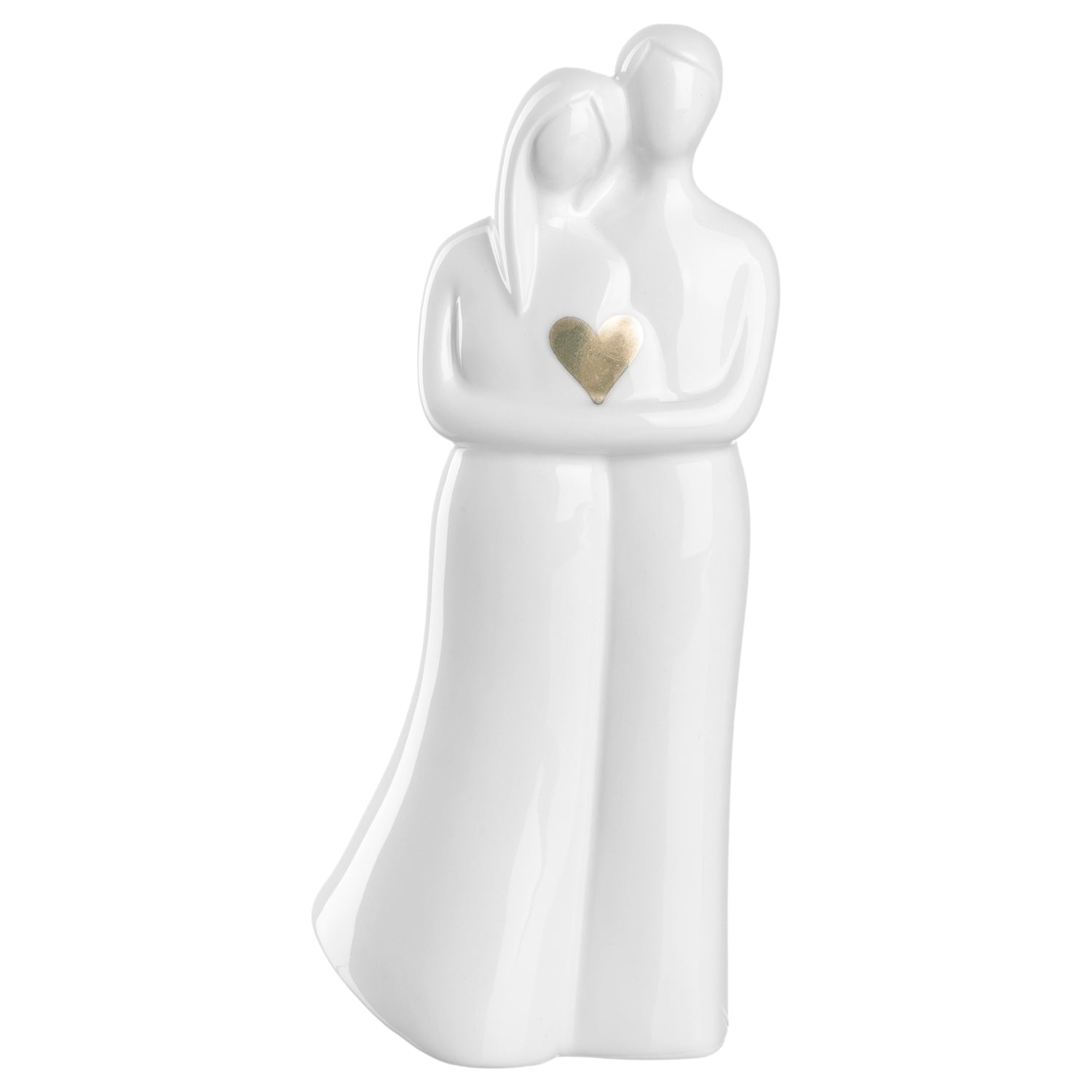 Figur Pärchen EMOZIONE 23 cm weiß
