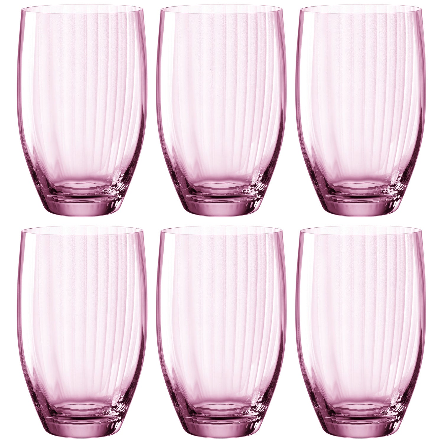 Trinkglas POESIA 460ml rosé 6er-Set