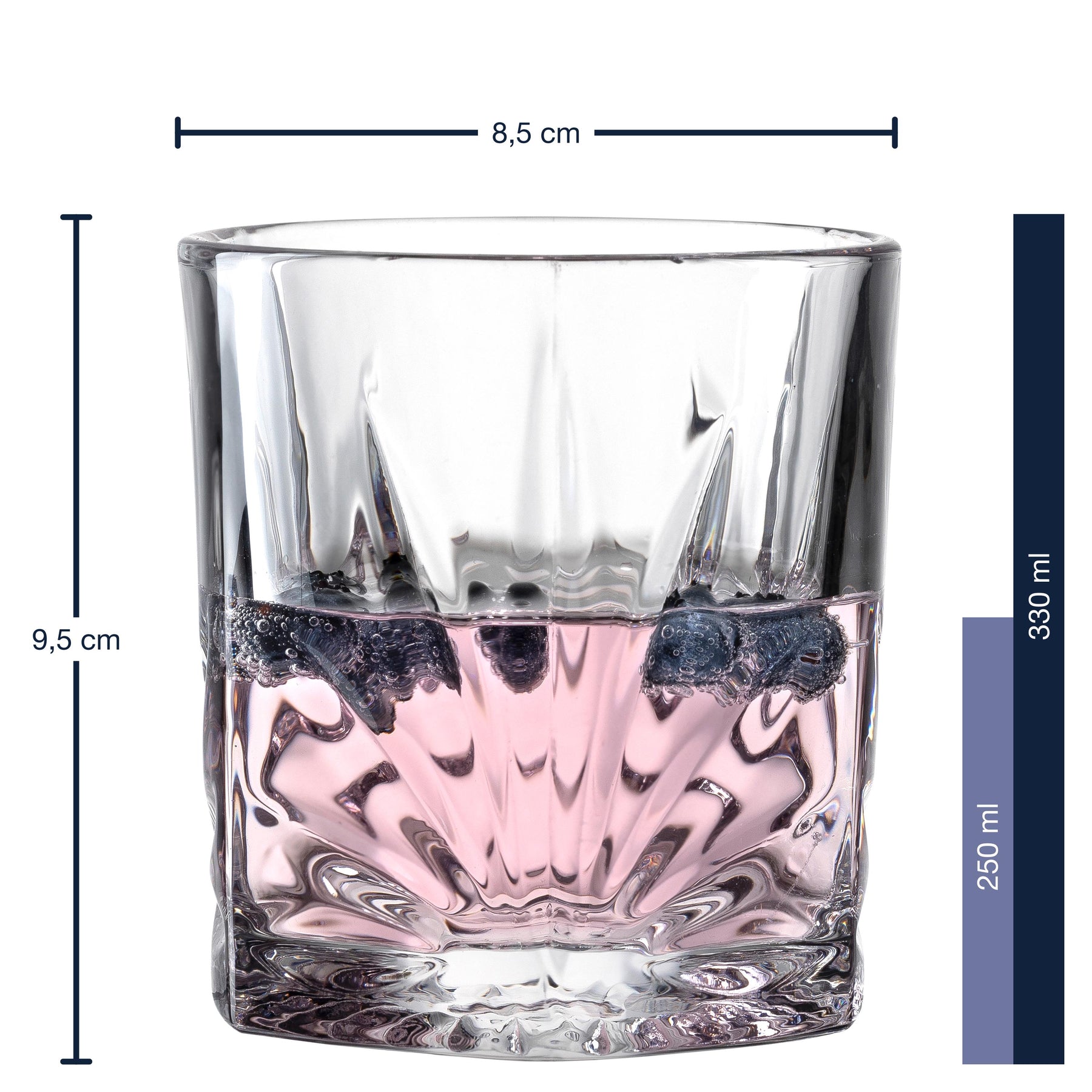 Trinkglas CAPRI 330 ml 4er-Set