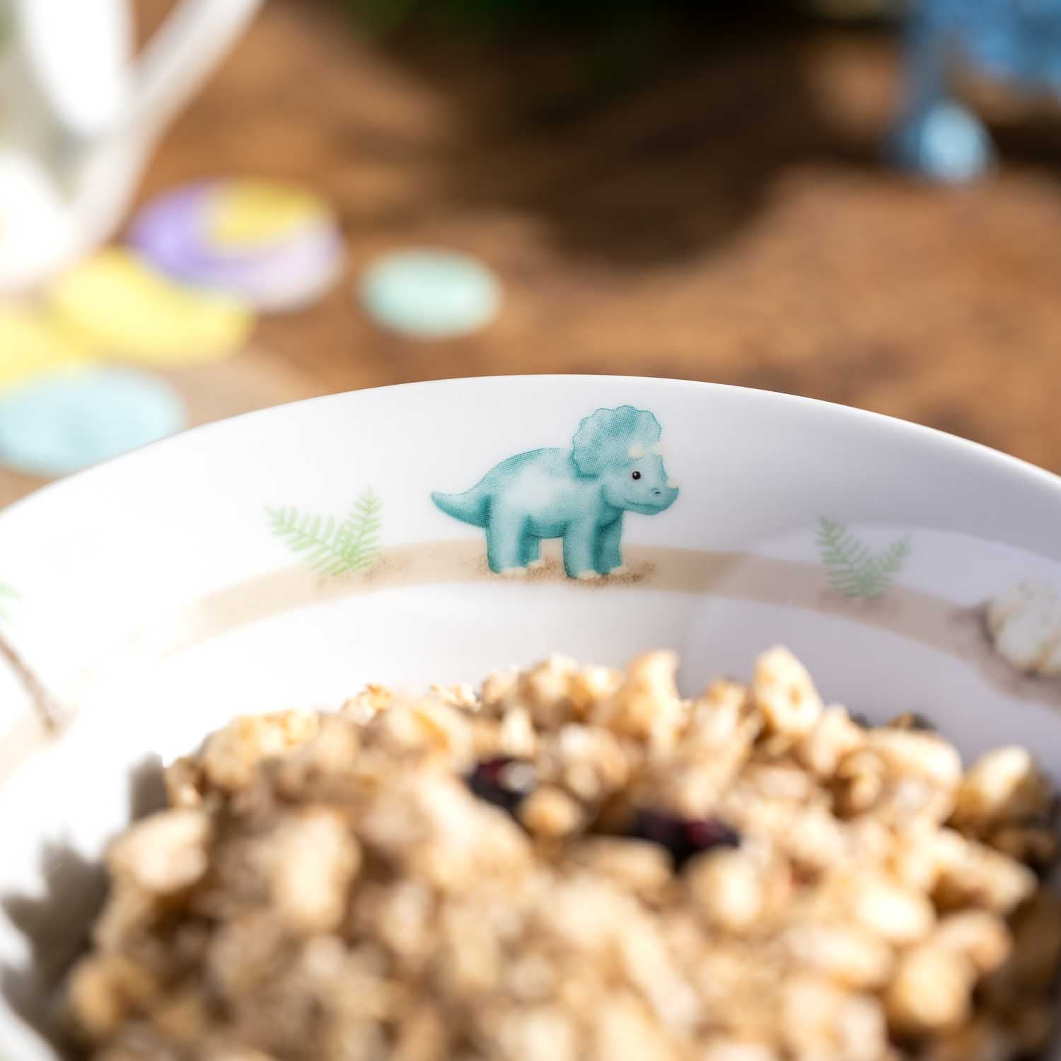 Kindergeschirr BAMBINI AVVENTURA 3-teilig Dino