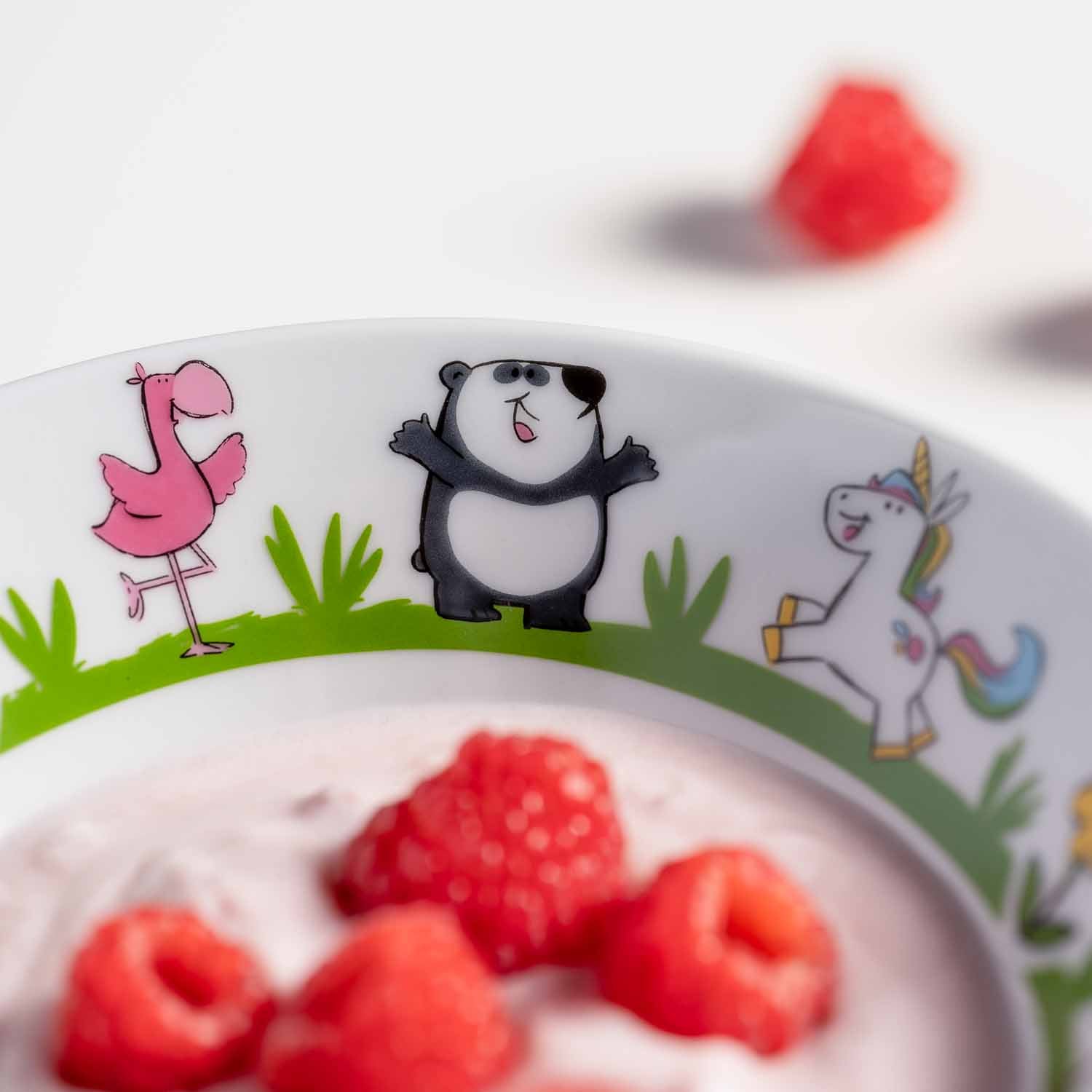 Kindergeschirr BAMBINI Einhorn/Panda/Flamingo 3-teilig