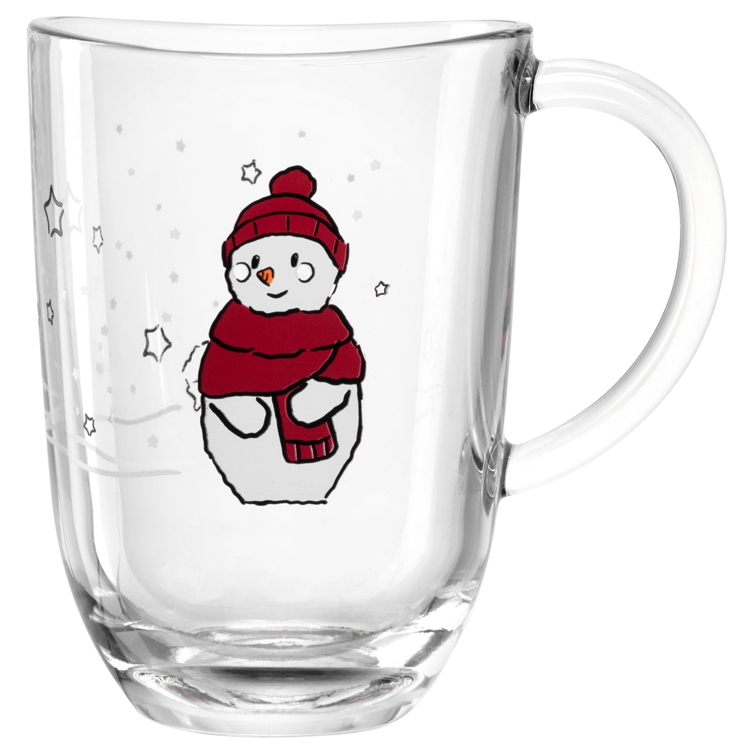 Tasse 380ml Schneemann AUTENTICO 4er-Set