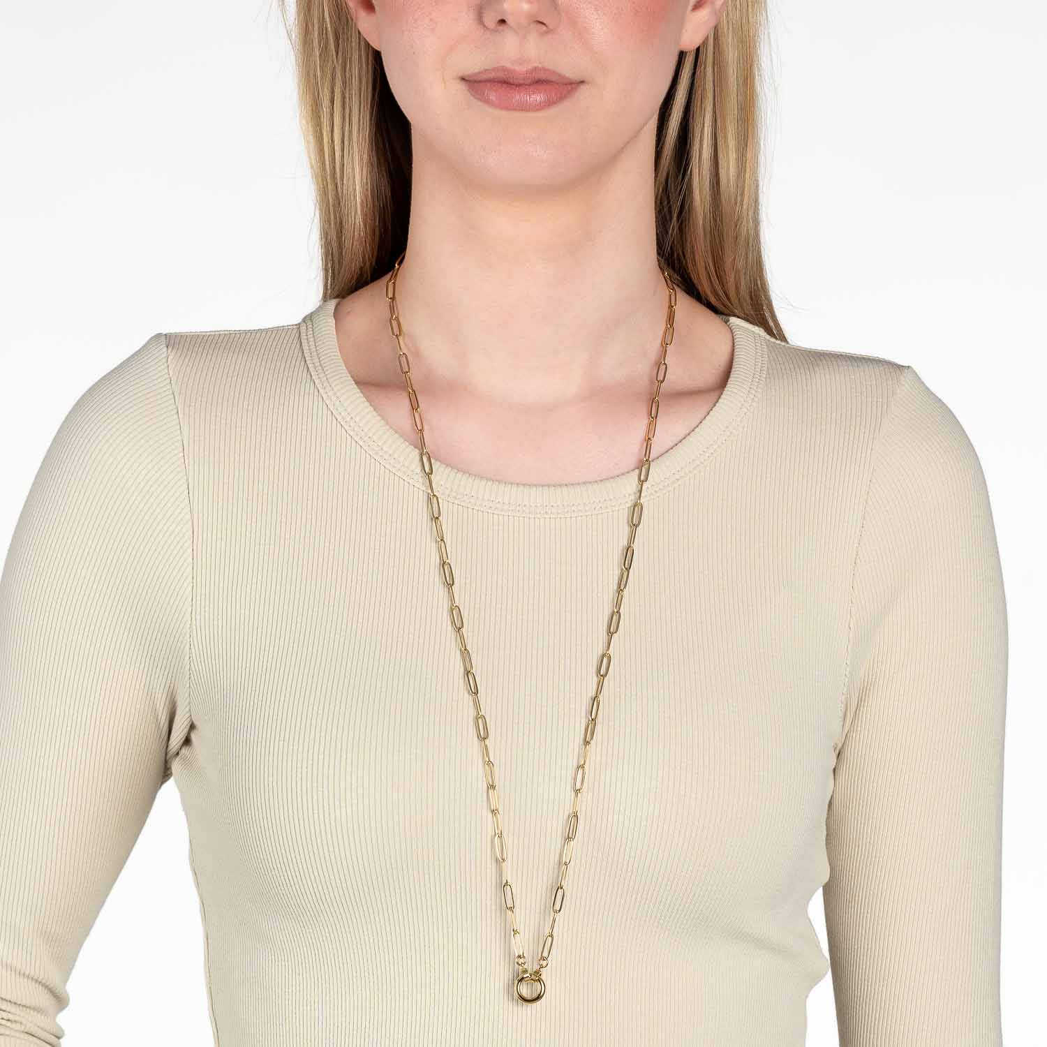 Halskette 80cm gold Moda Clip&Mix