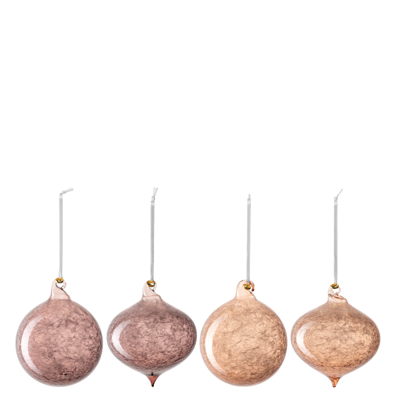 Set/4 Weihnachtskugeln 8 sort.