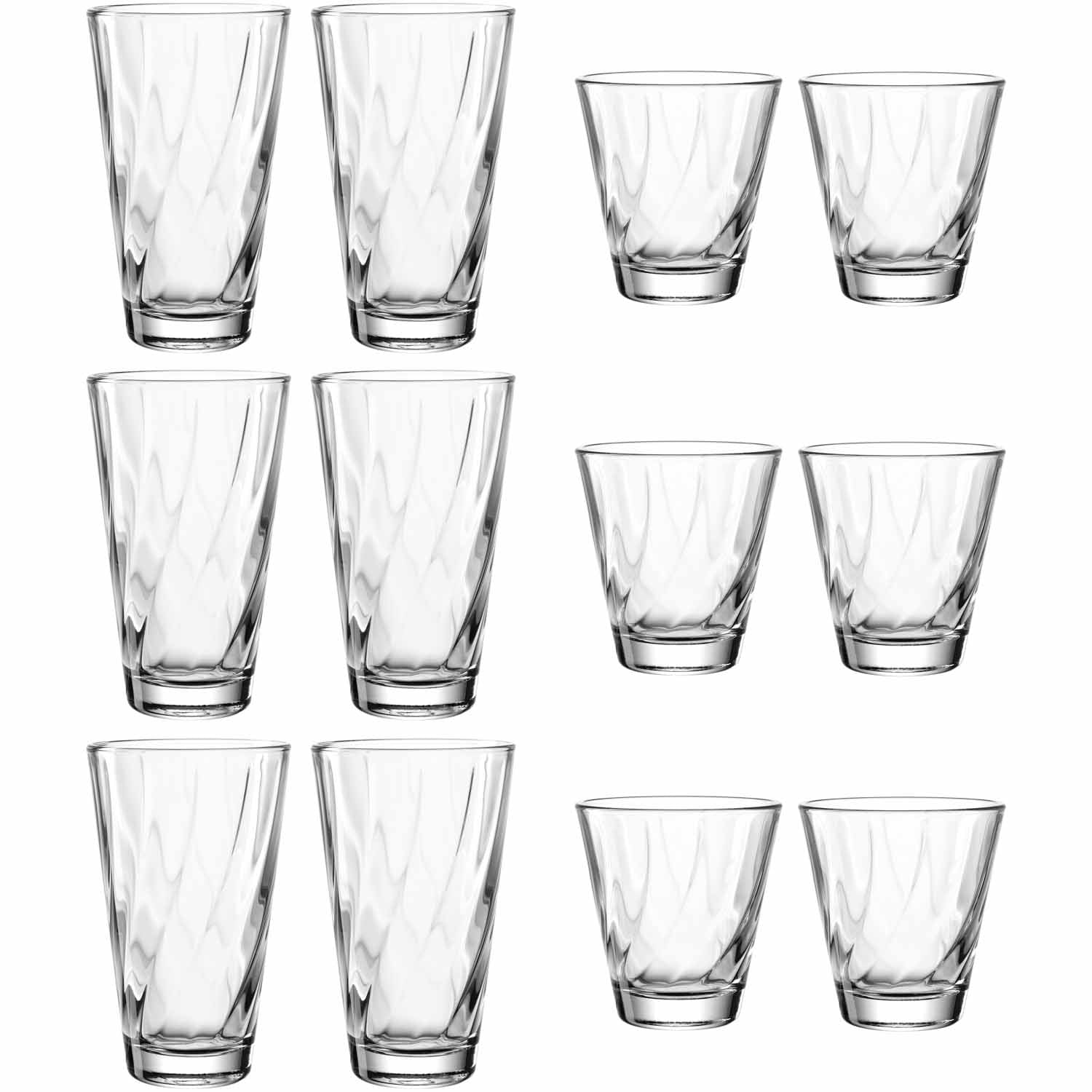 Trinkglasset TWIST 12-teilig – LEONARDO