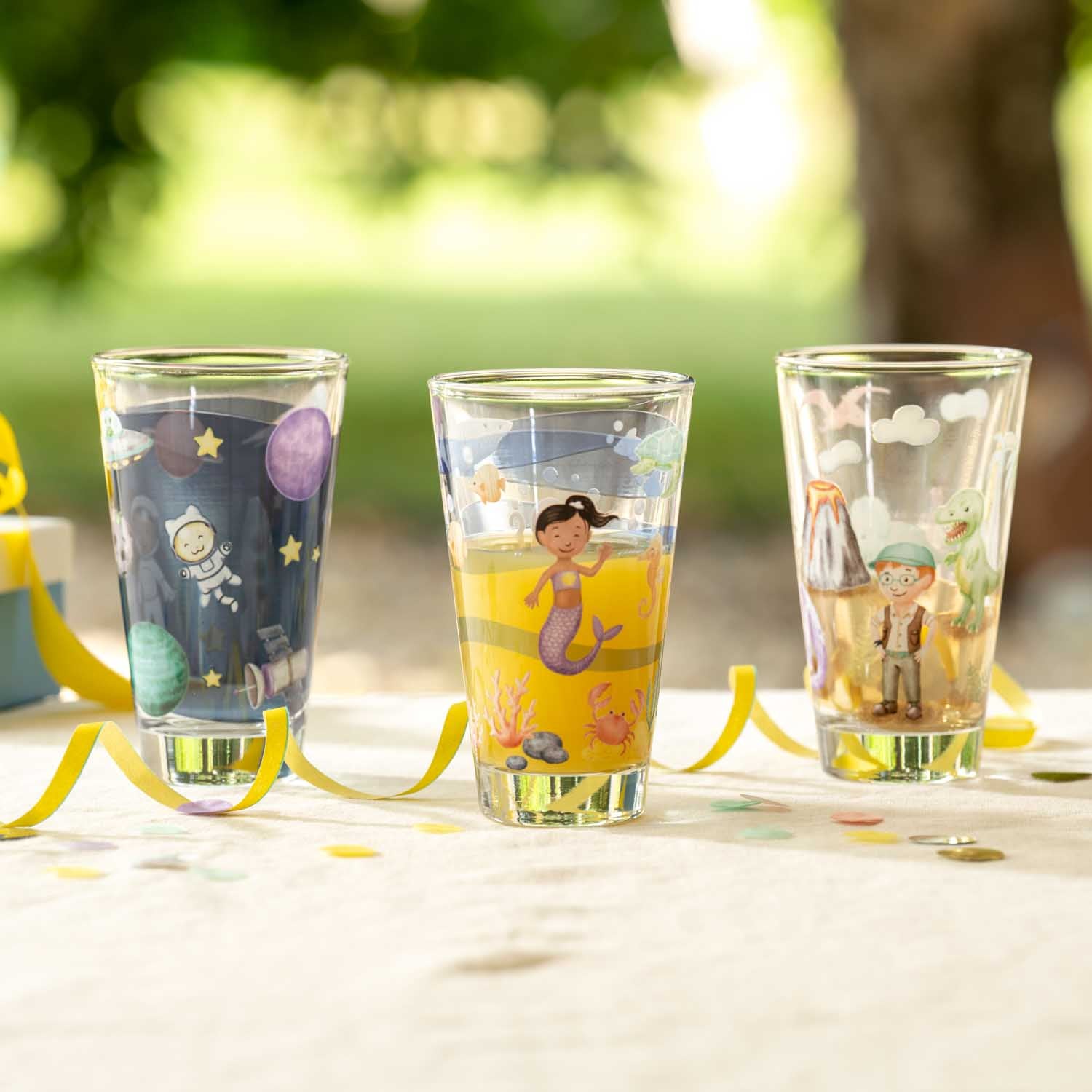 Trinkglas BAMBINI AVVENTURA 6 Stück sortiert 300 ml