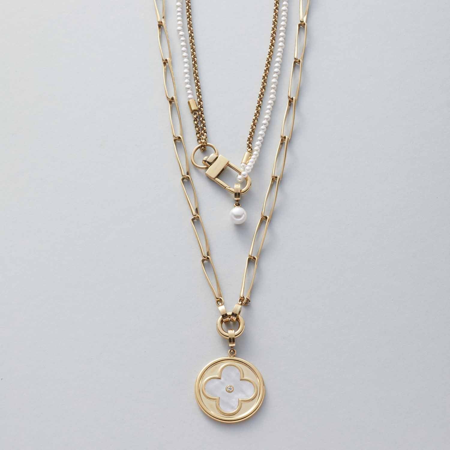 Halskette CONSENZA 70 cm gold Clip & Mix