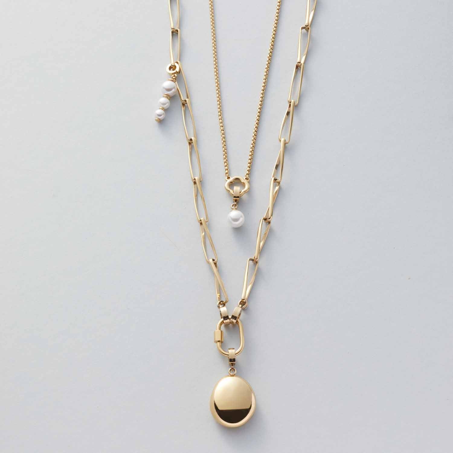 Halskette CONSENZA 70 cm gold Clip & Mix