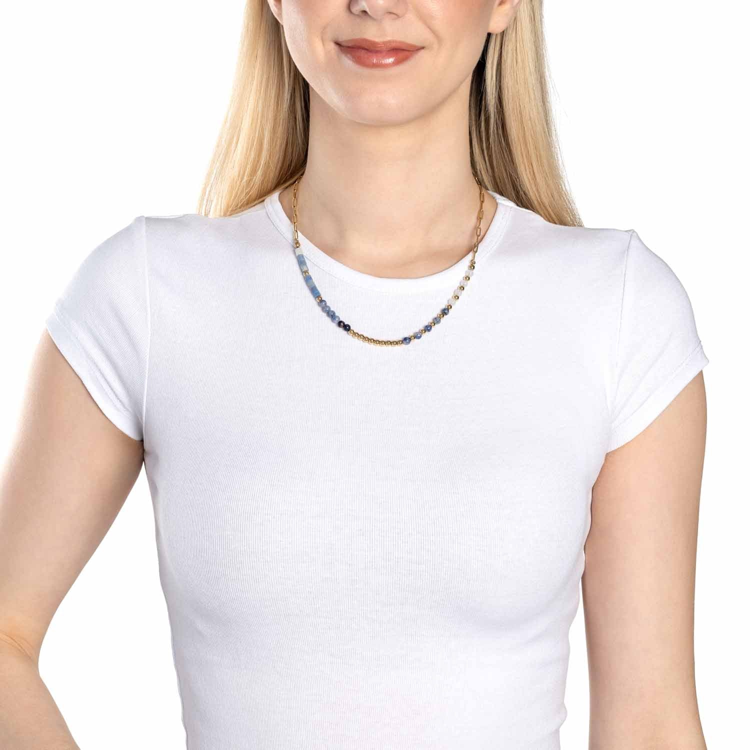 Halskette BELINDA 45 cm gold
