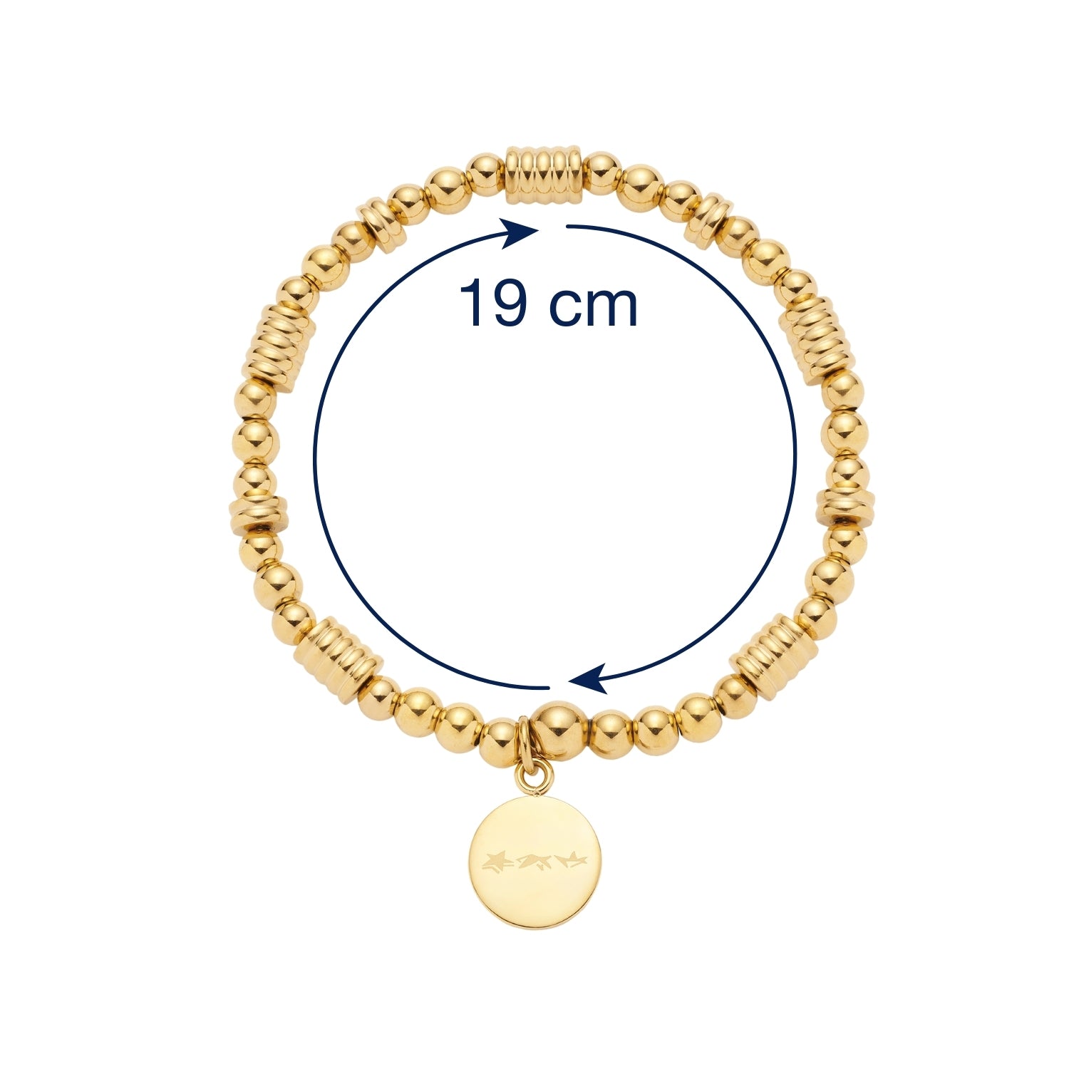 Stretch Armband ELISABETH gold