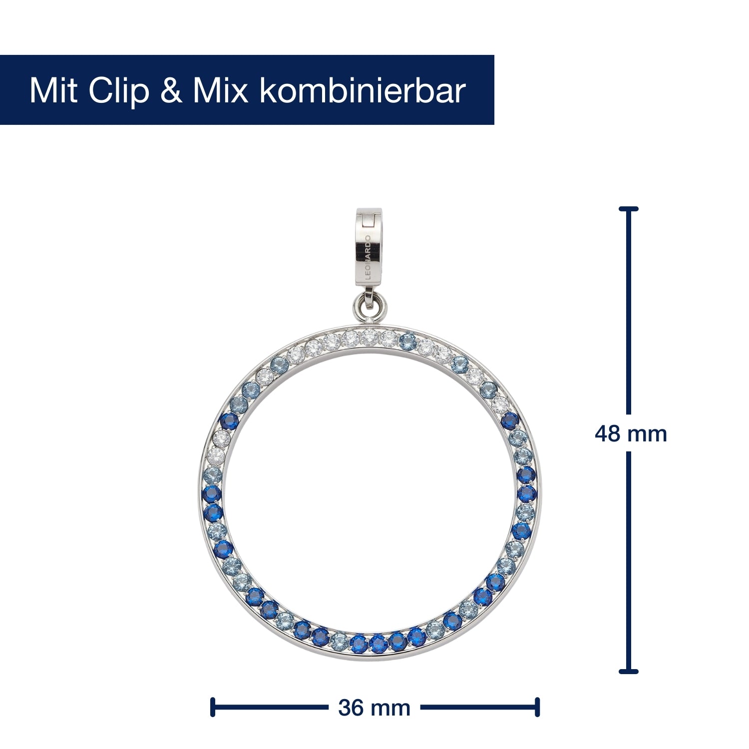 Anhänger CLARENCE blue Clip & Mix