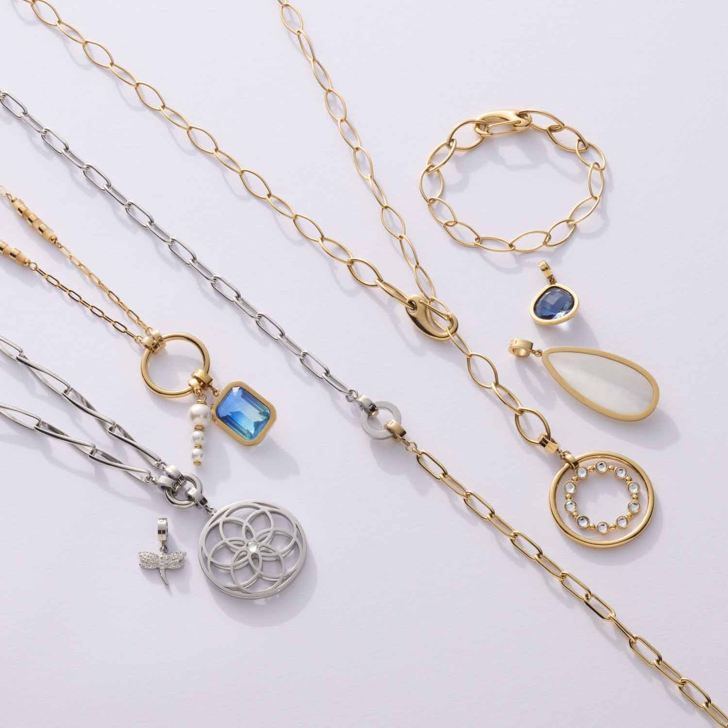 Anhänger PRISKA gold Clip & Mix