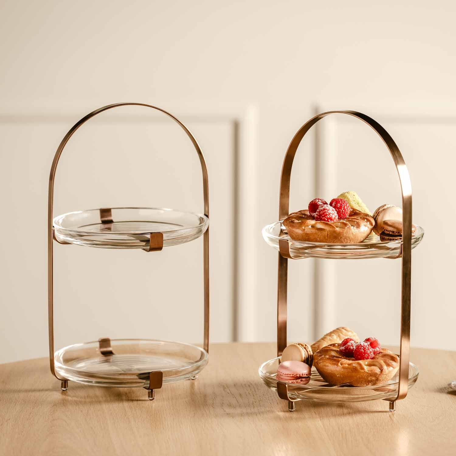 Etagere CUCINA kupfer 2-teilig