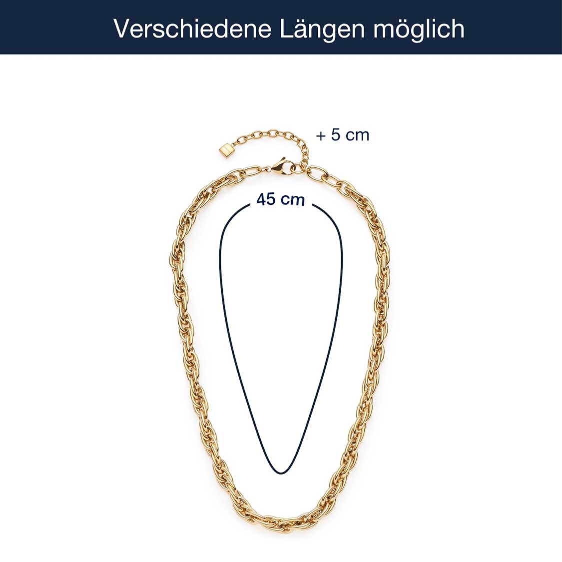 Halskette SINA 45cm gold