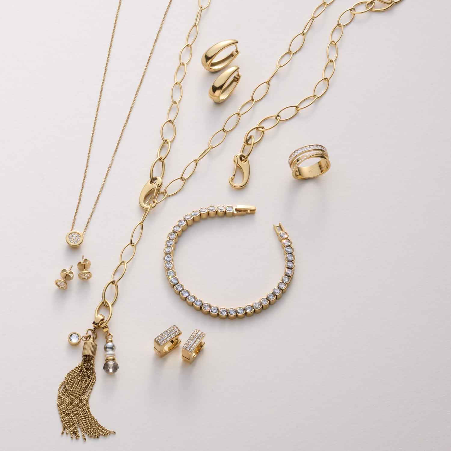 Halskette CATHERINE 45 cm gold