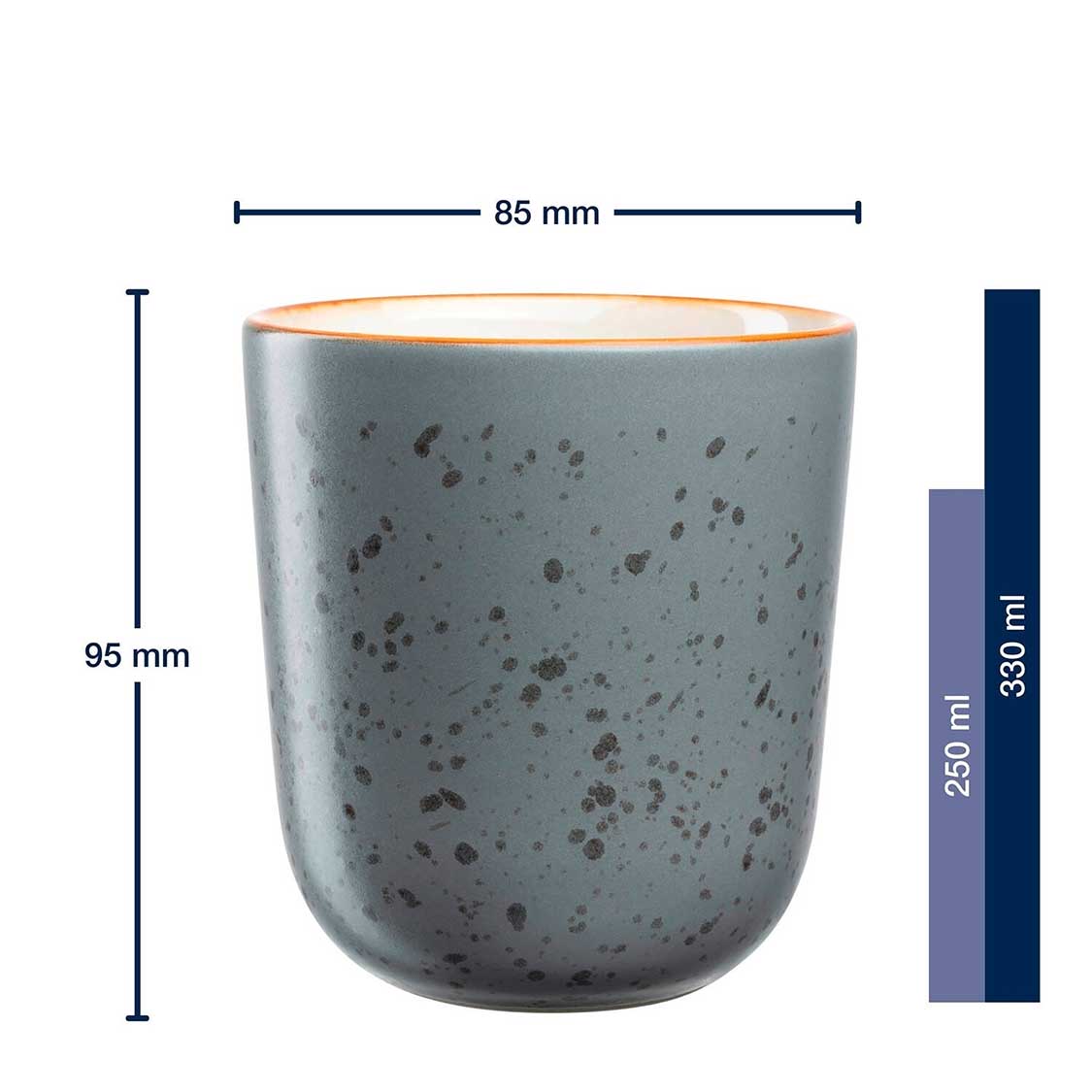 Keramikbecher ROMA 330 ml 4er-Set
