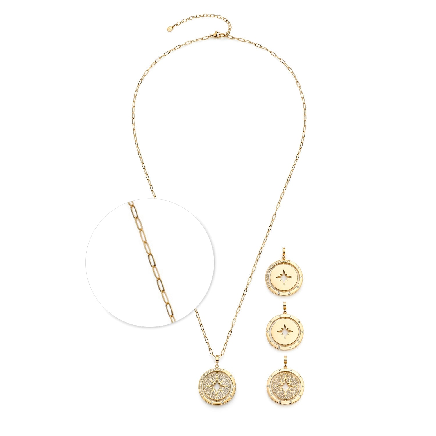 Halskette STARLIGHT 70 cm gold