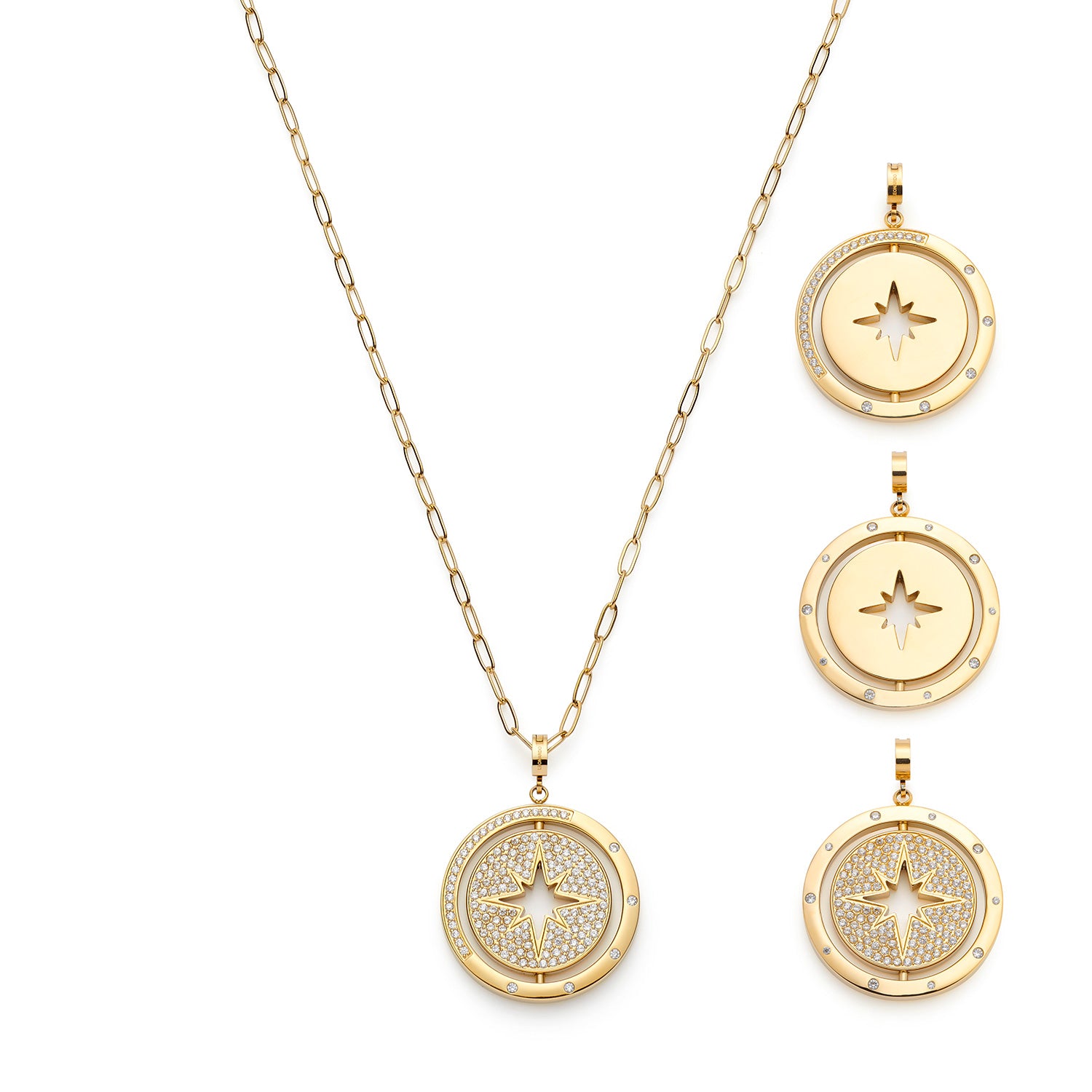 Halskette STARLIGHT 70 cm gold