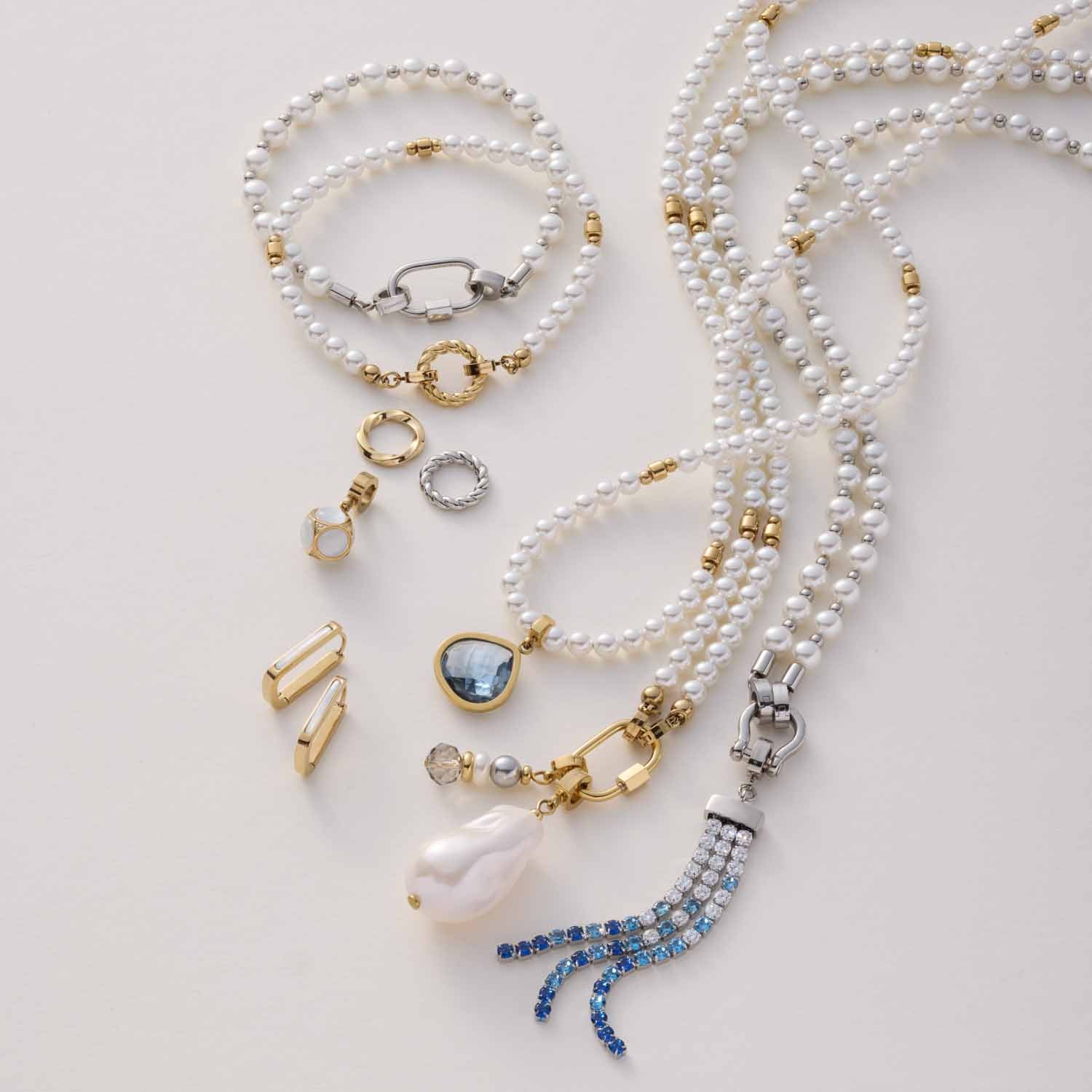 Armband CHRISTA Clip & Mix gold