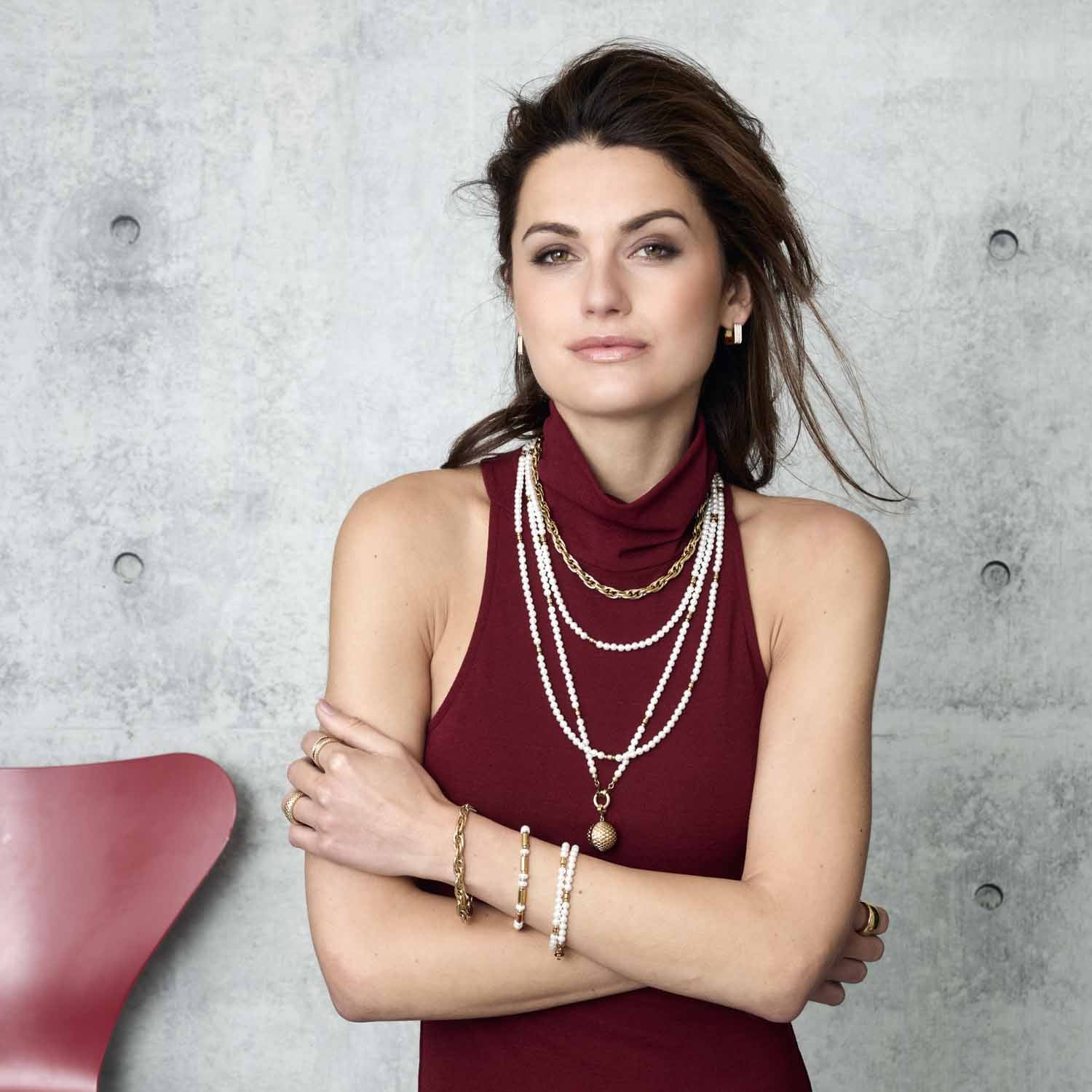Armband CHRISTA Clip & Mix gold