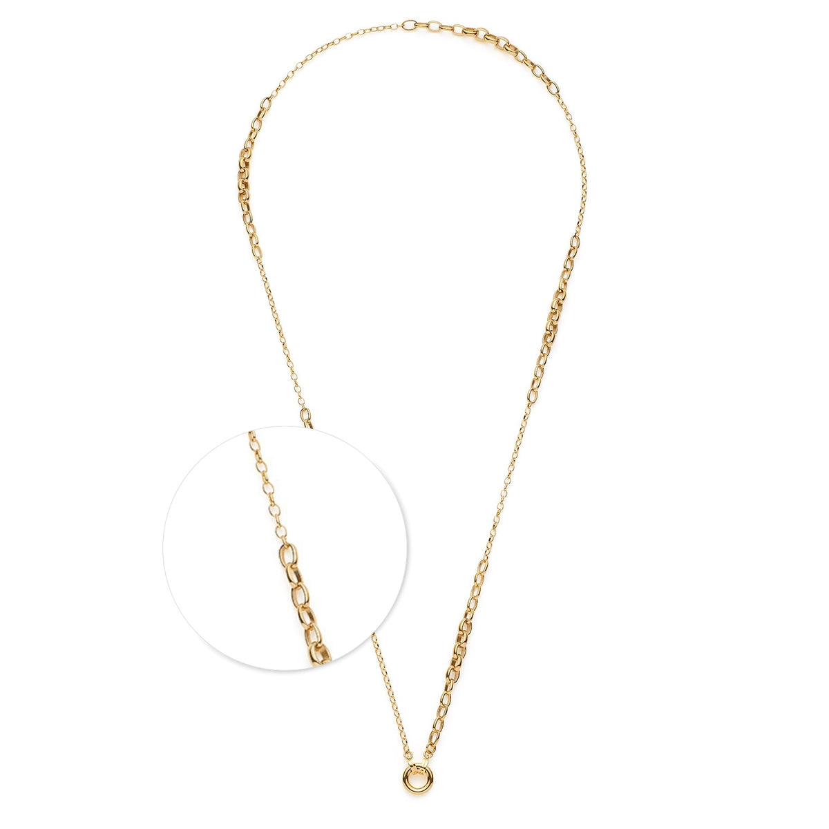 Halskette SUZANNE Clip & Mix gold 80 cm