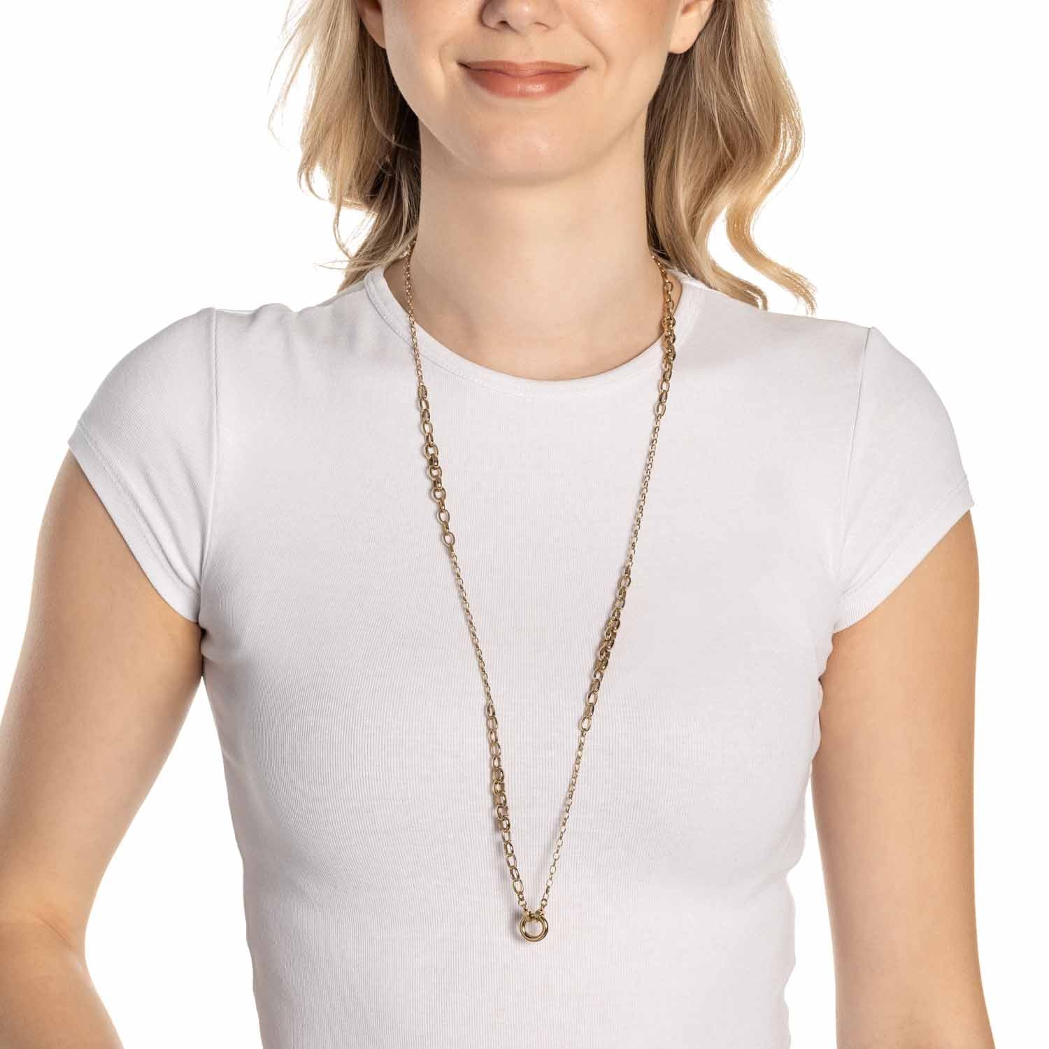 Halskette SUZANNE Clip & Mix gold 80 cm