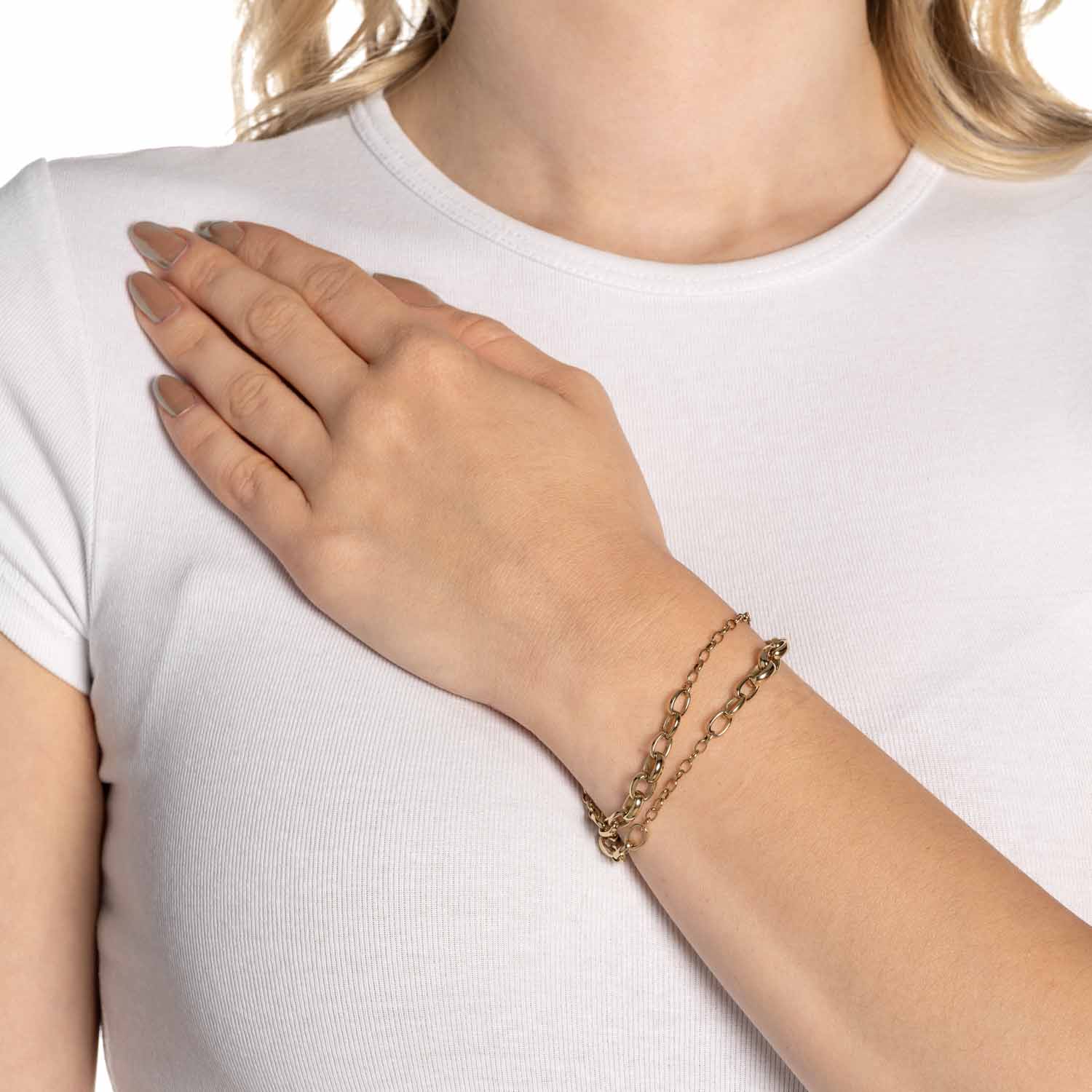 Armband SUZANNE Clip & Mix gold