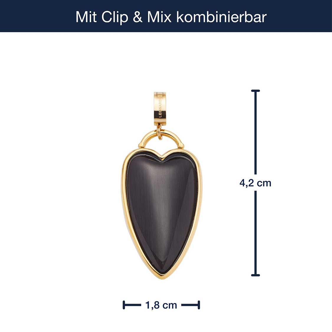 Anhänger HANNA Clip & Mix gold