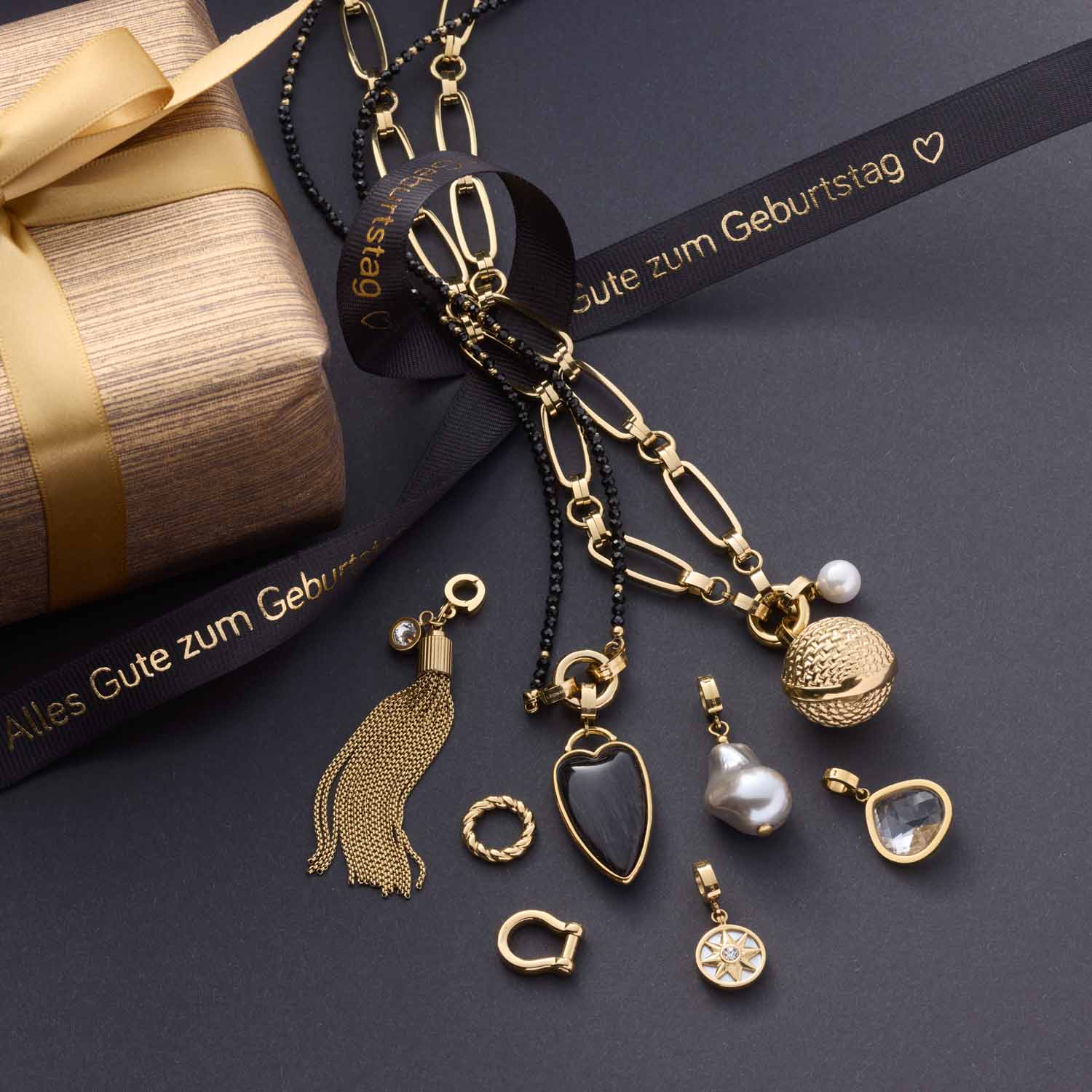 Anhänger HANNA Clip & Mix gold