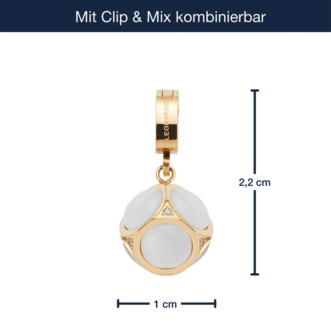 Anhänger IDA Clip & Mix gold