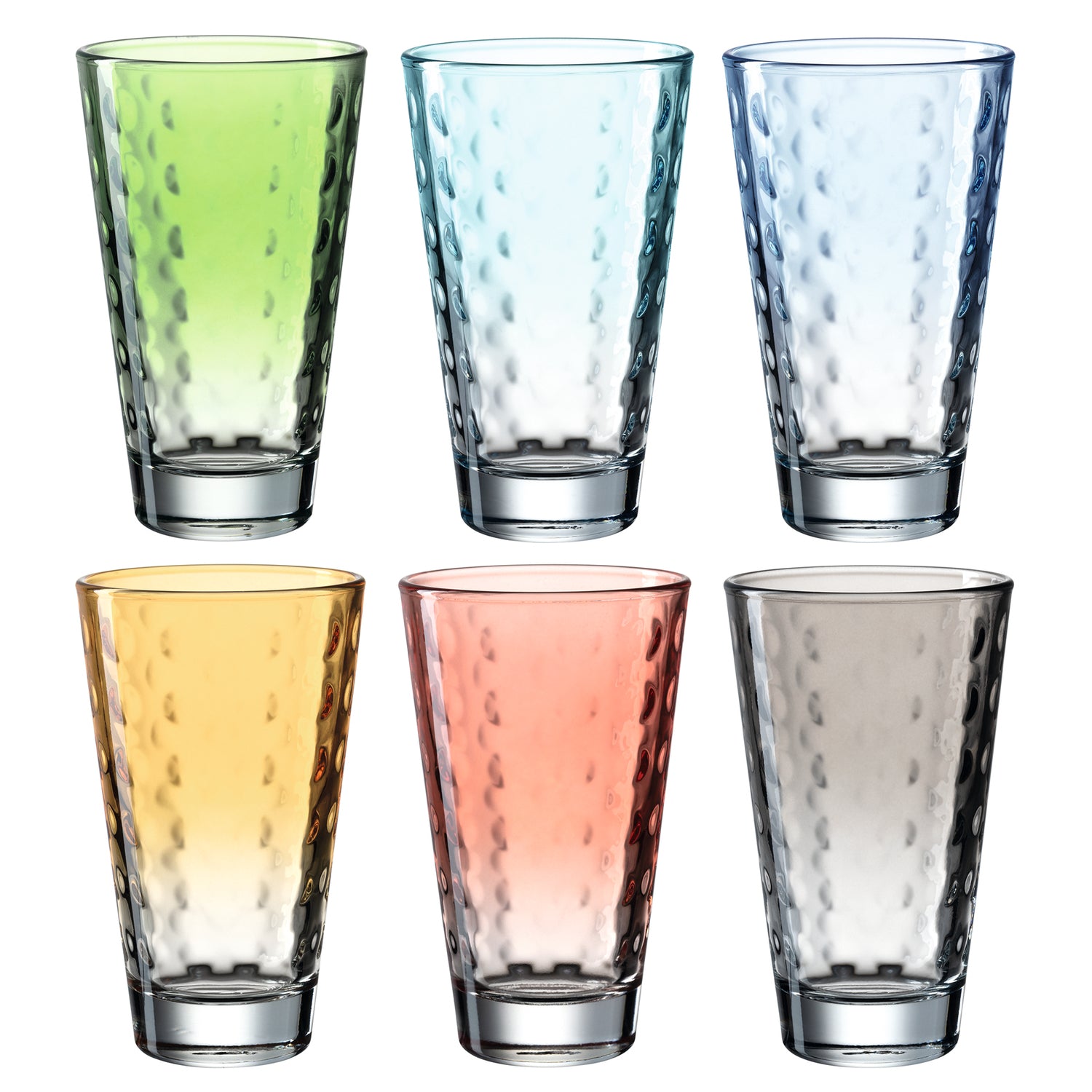 Trinkglas OPTIC 300 ml Pastell 6er-Set – LEONARDO