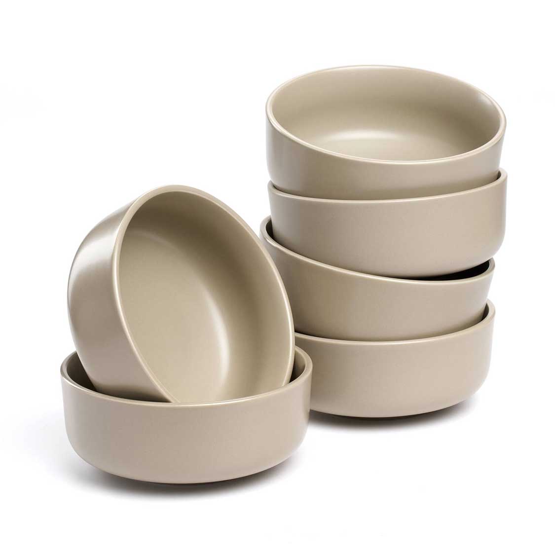 Keramikschale ROMA 16 cm beige 6er-Set – LEONARDO