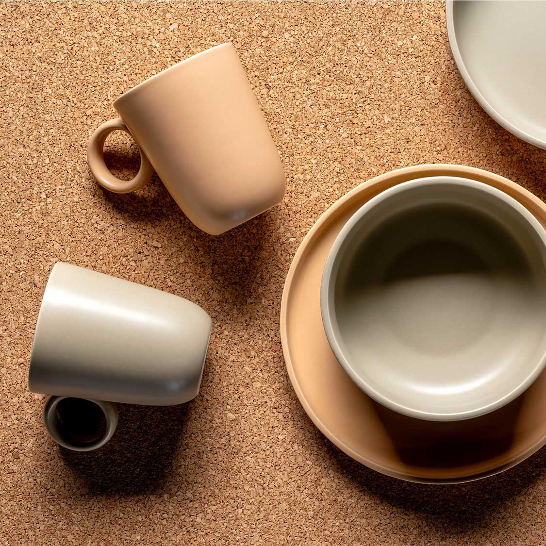 Keramiktasse ROMA 400 ml beige
