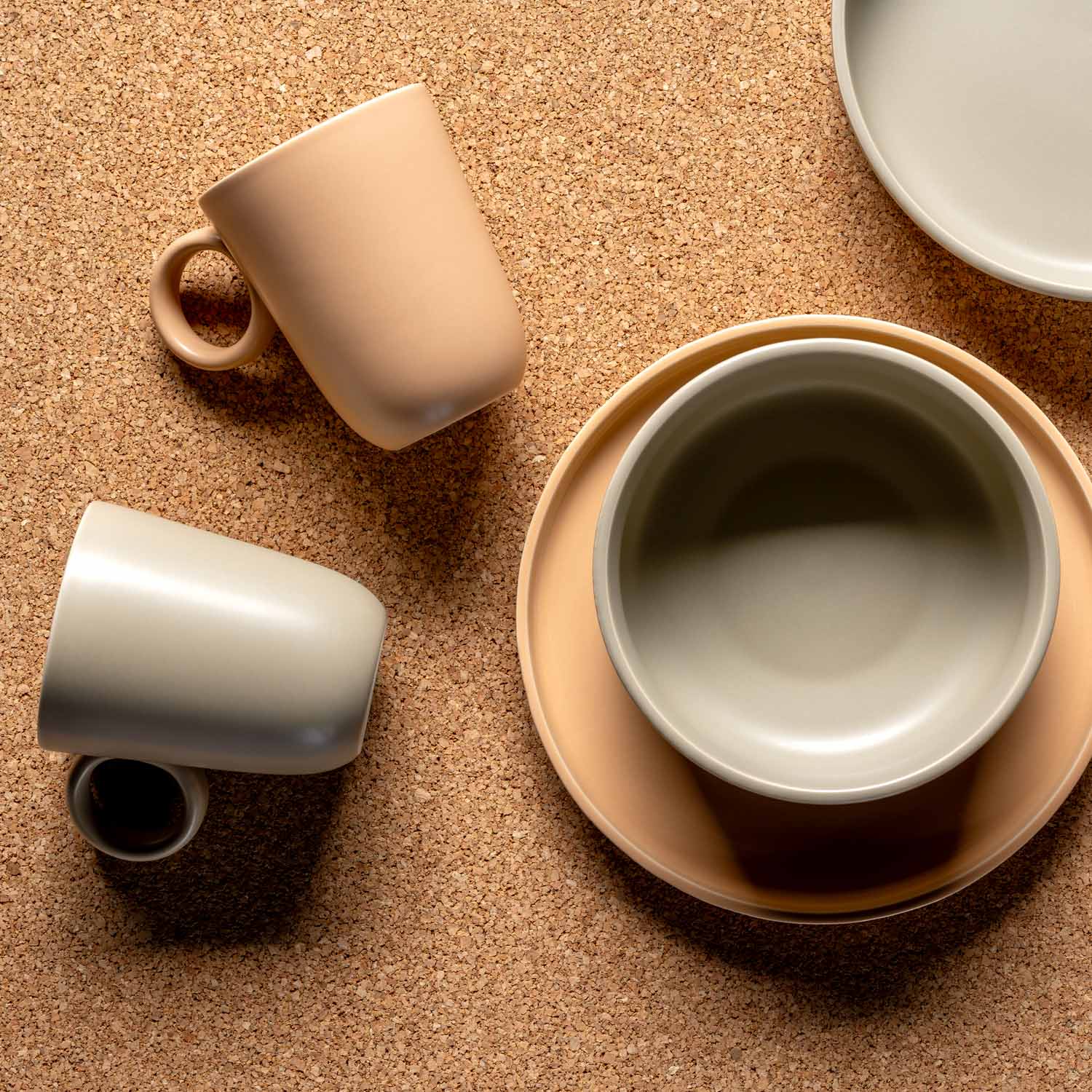 Keramiktasse ROMA 400 ml beige