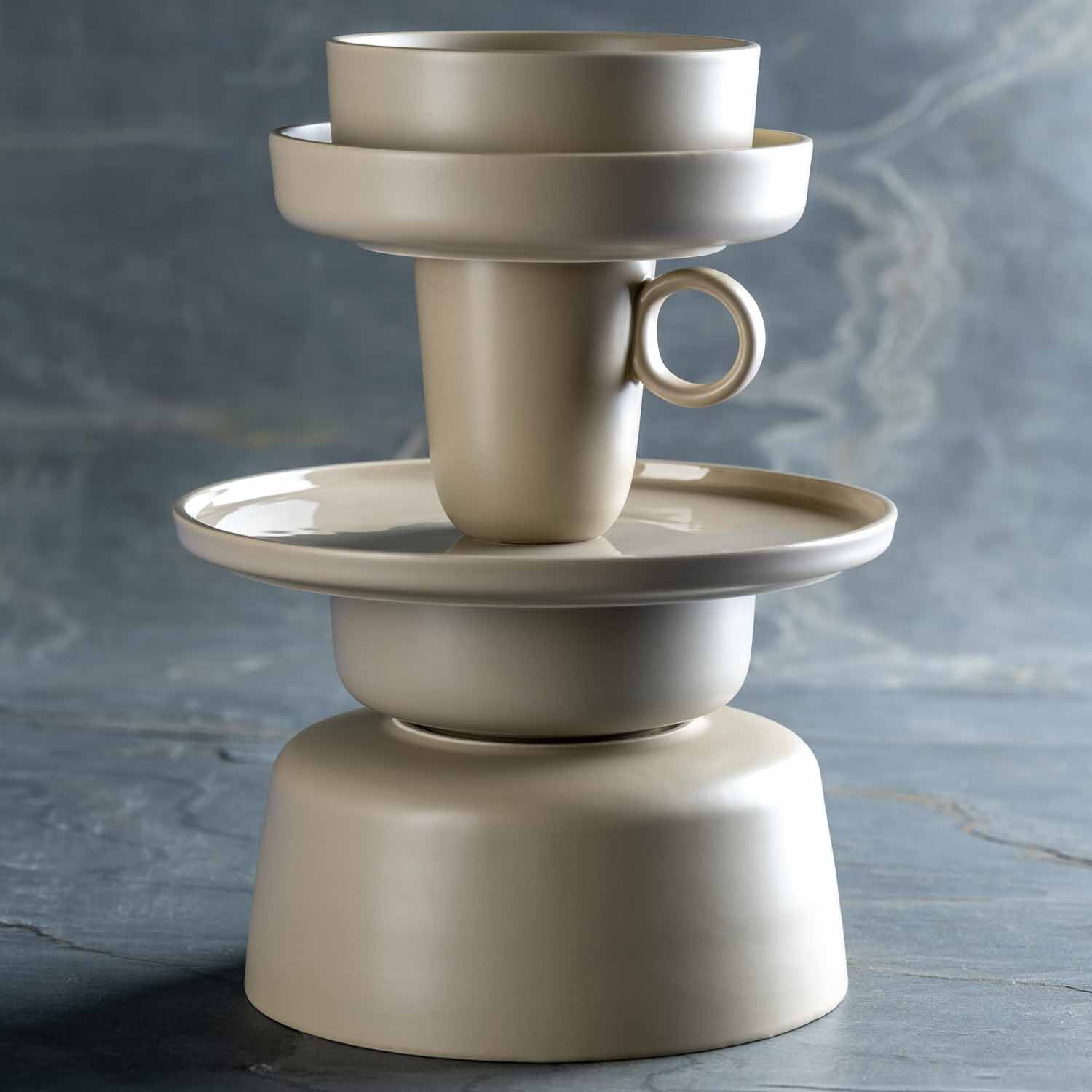 Keramiktasse ROMA 400 ml beige