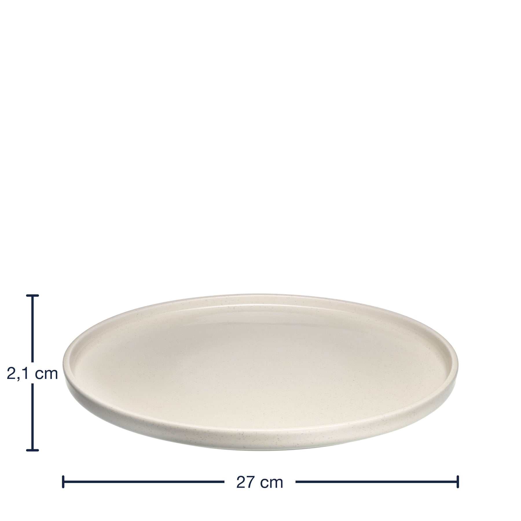 Keramikteller ROMA 27 cm creme